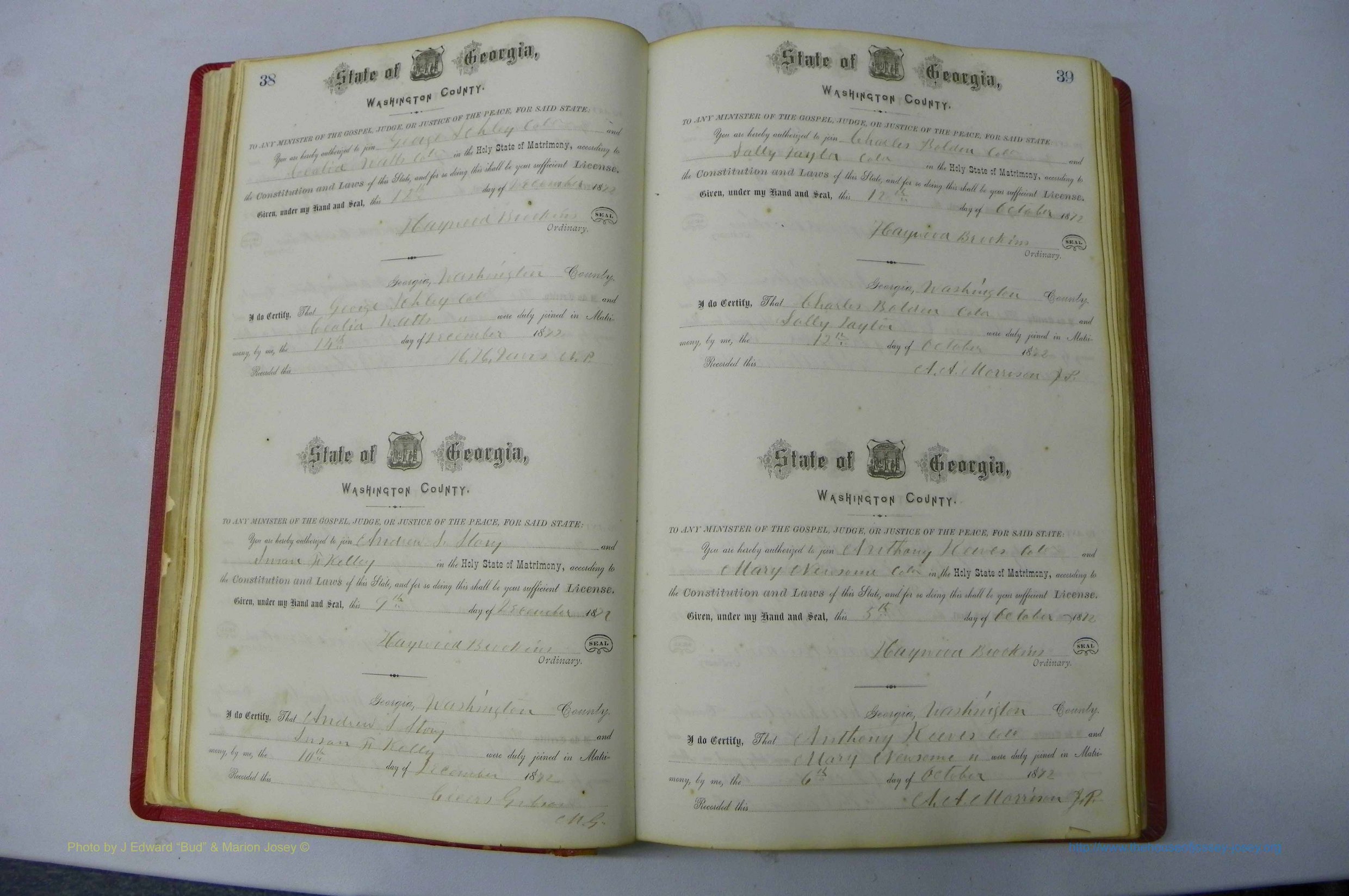 Was GA, Marriages Book D, 1872 - 1879, P 038-039.JPG