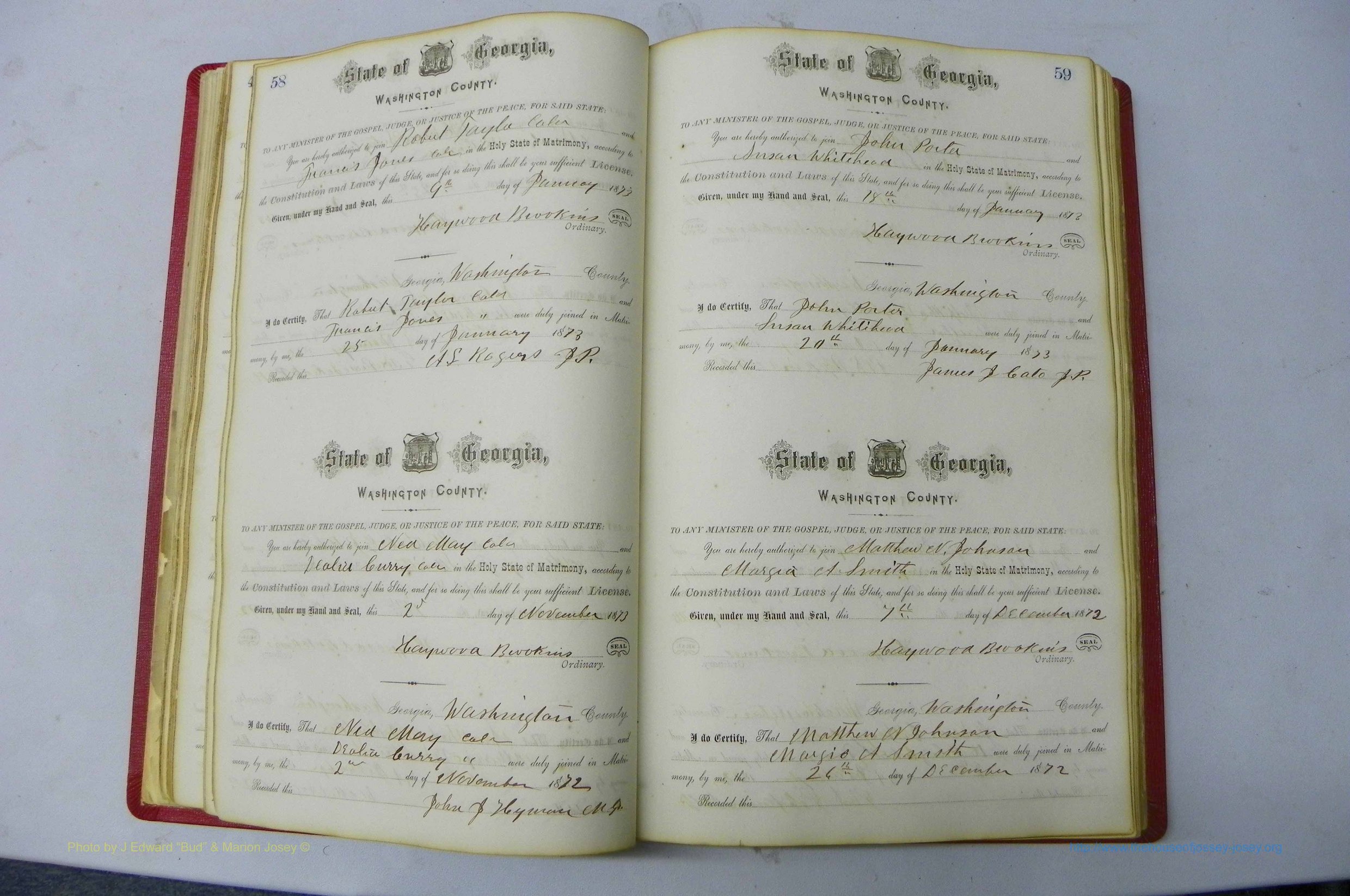 Was GA, Marriages Book D, 1872 - 1879, P 058-059.JPG