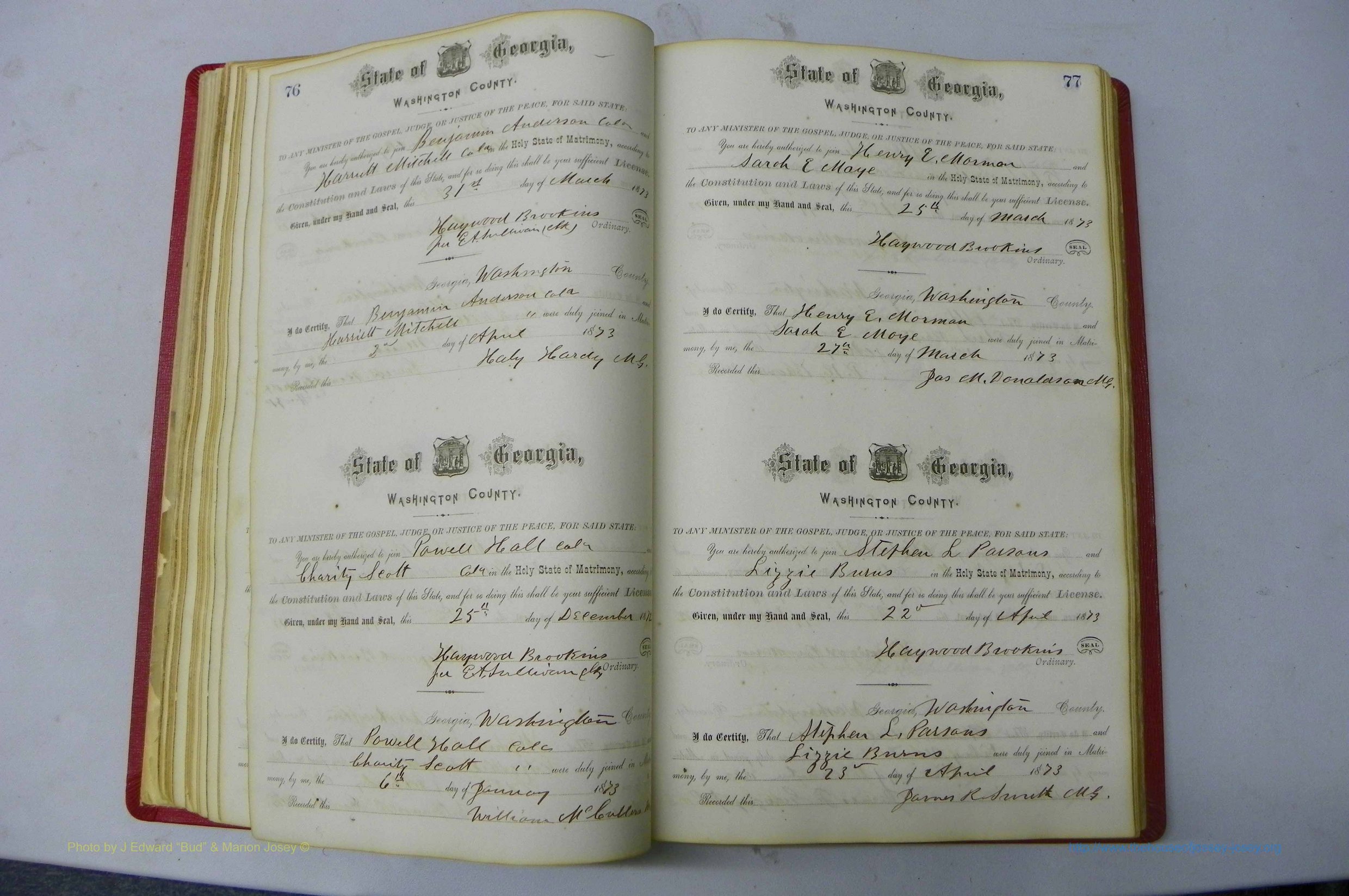 Was GA, Marriages Book D, 1872 - 1879, P 076-077.JPG