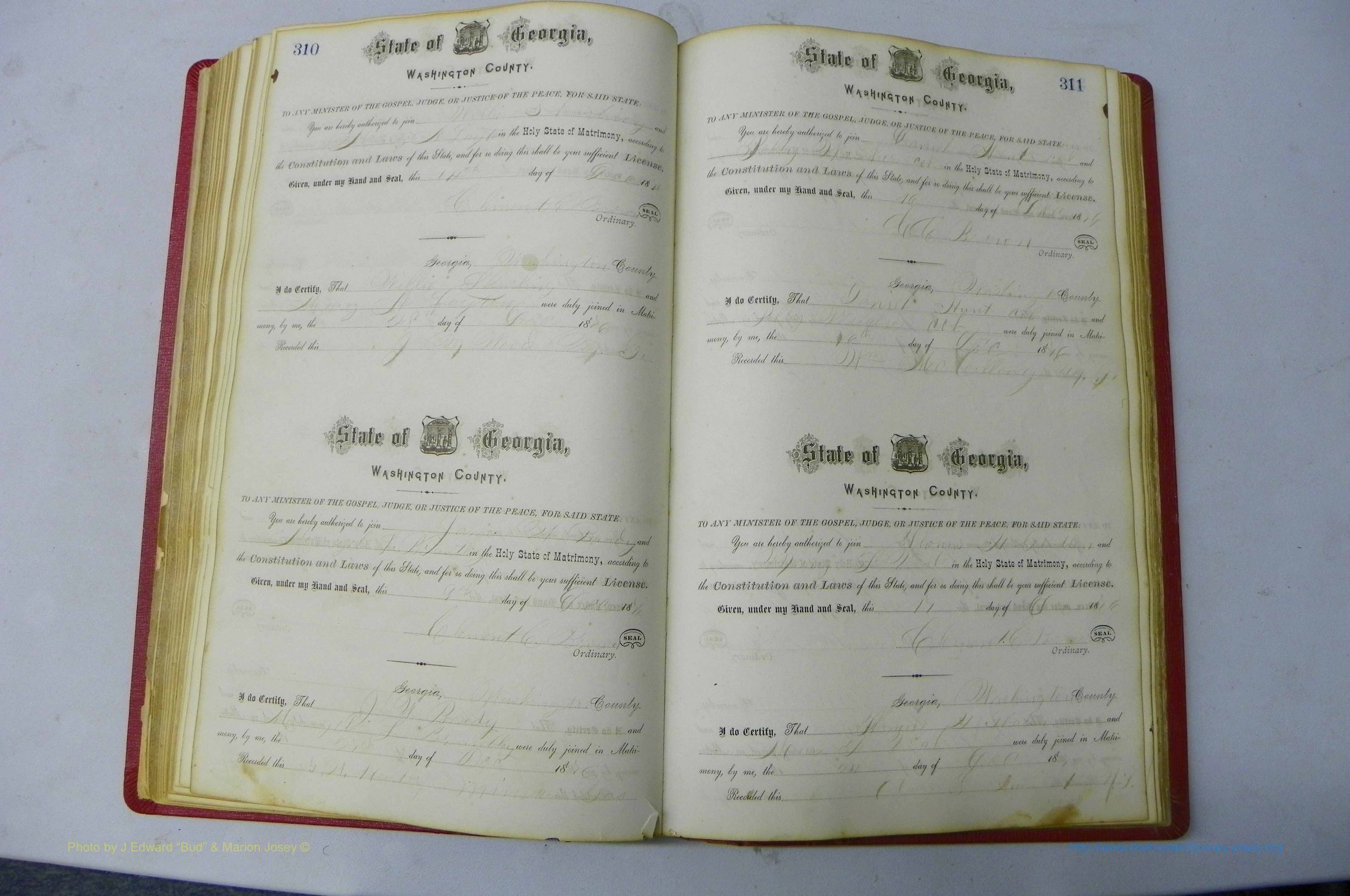 Was GA, Marriages Book D, 1872 - 1879, P 310-311.JPG