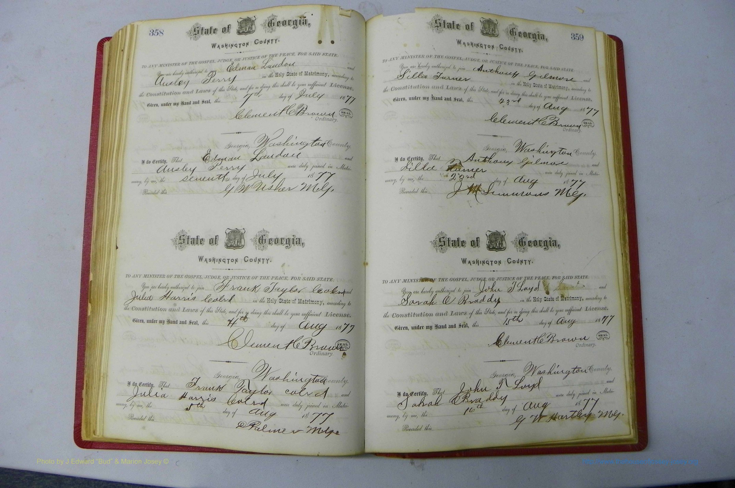 Was GA, Marriages Book D, 1872 - 1879, P 358-359.JPG