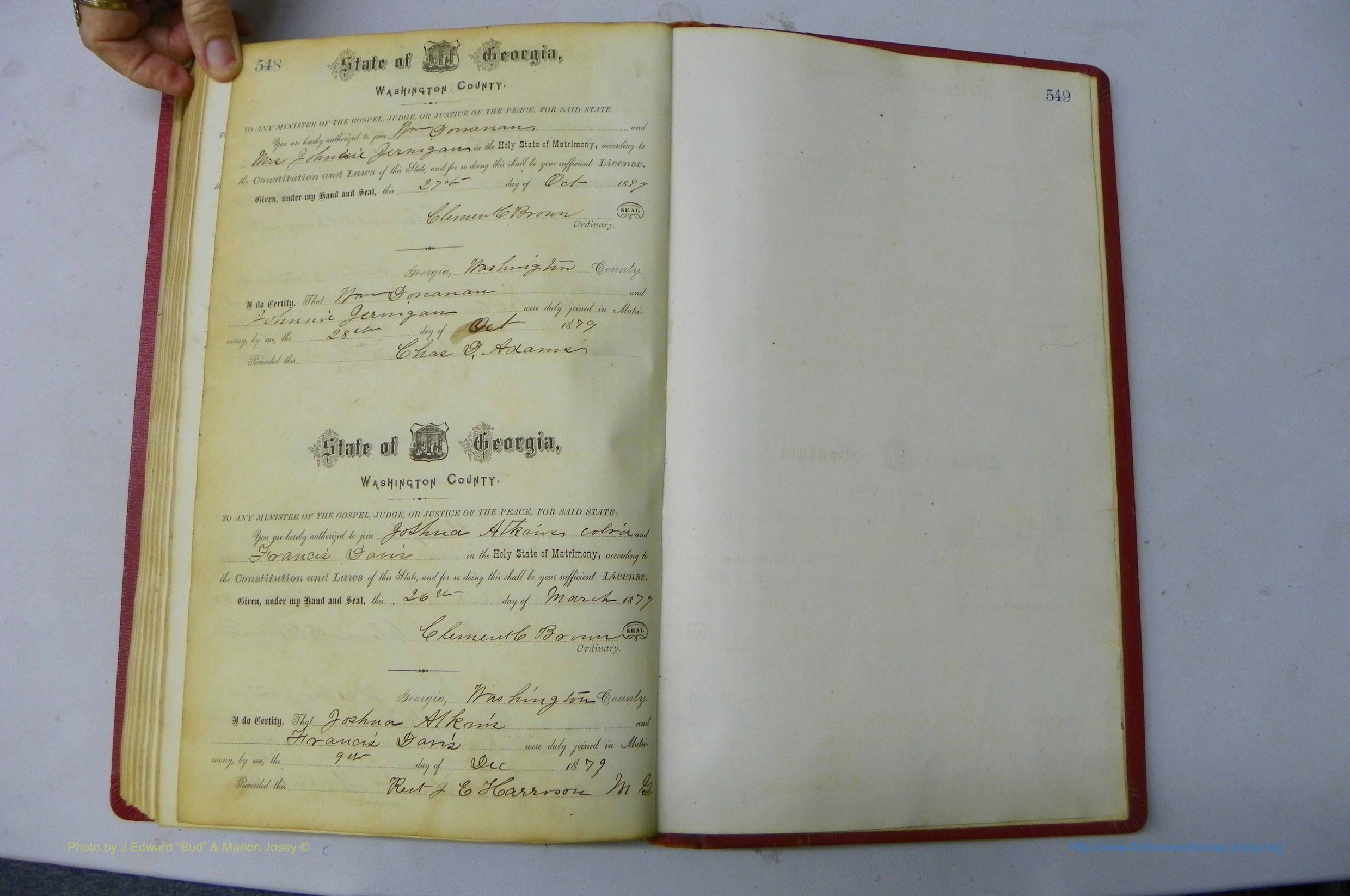 Was GA, Marriages Book D, 1872 - 1879, P 548.JPG