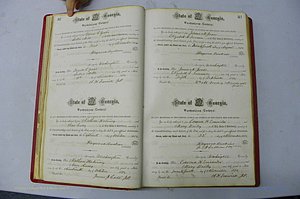 Was GA, Marriages Book D, 1872 - 1879, P 032-033.JPG