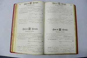Was GA, Marriages Book D, 1872 - 1879, P 166-167.JPG
