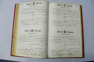 Was GA, Marriages Book D, 1872 - 1879, P 190-191.JPG