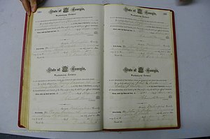 Was GA, Marriages Book D, 1872 - 1879, P 540-541.JPG