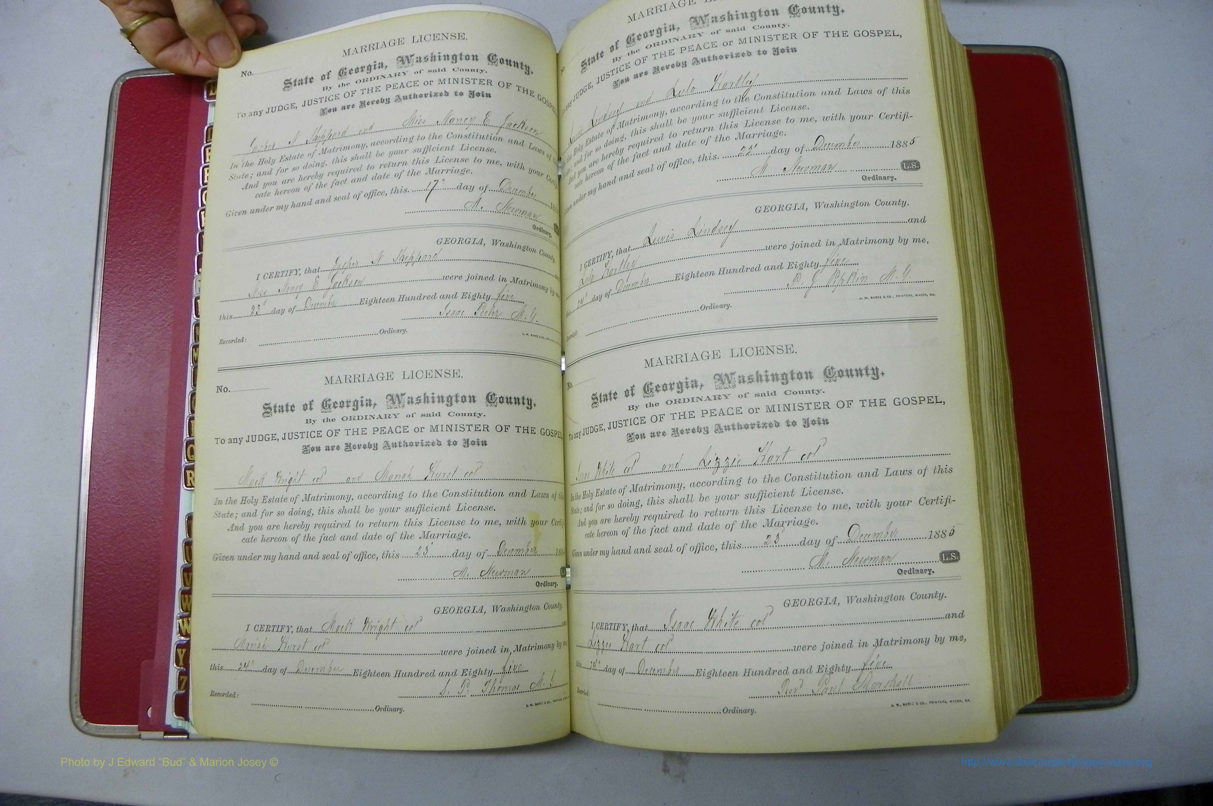 Was GA, Marriages Book F, 1885 - 1890, P 004-005.JPG