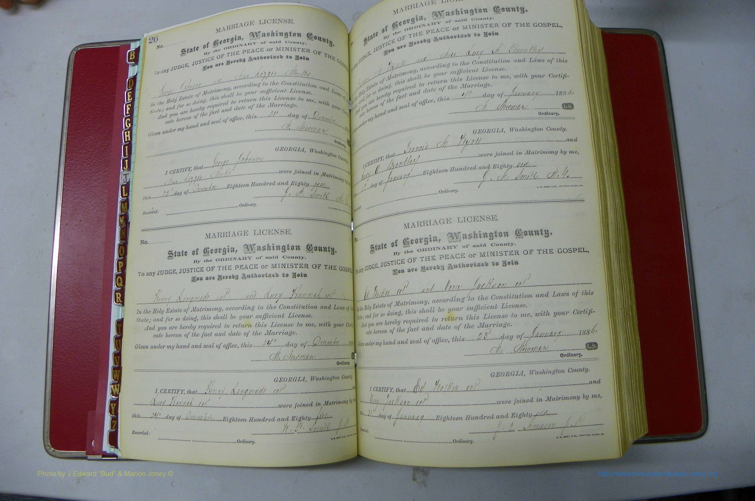 Was GA, Marriages Book F, 1885 - 1890, P 026-027.JPG