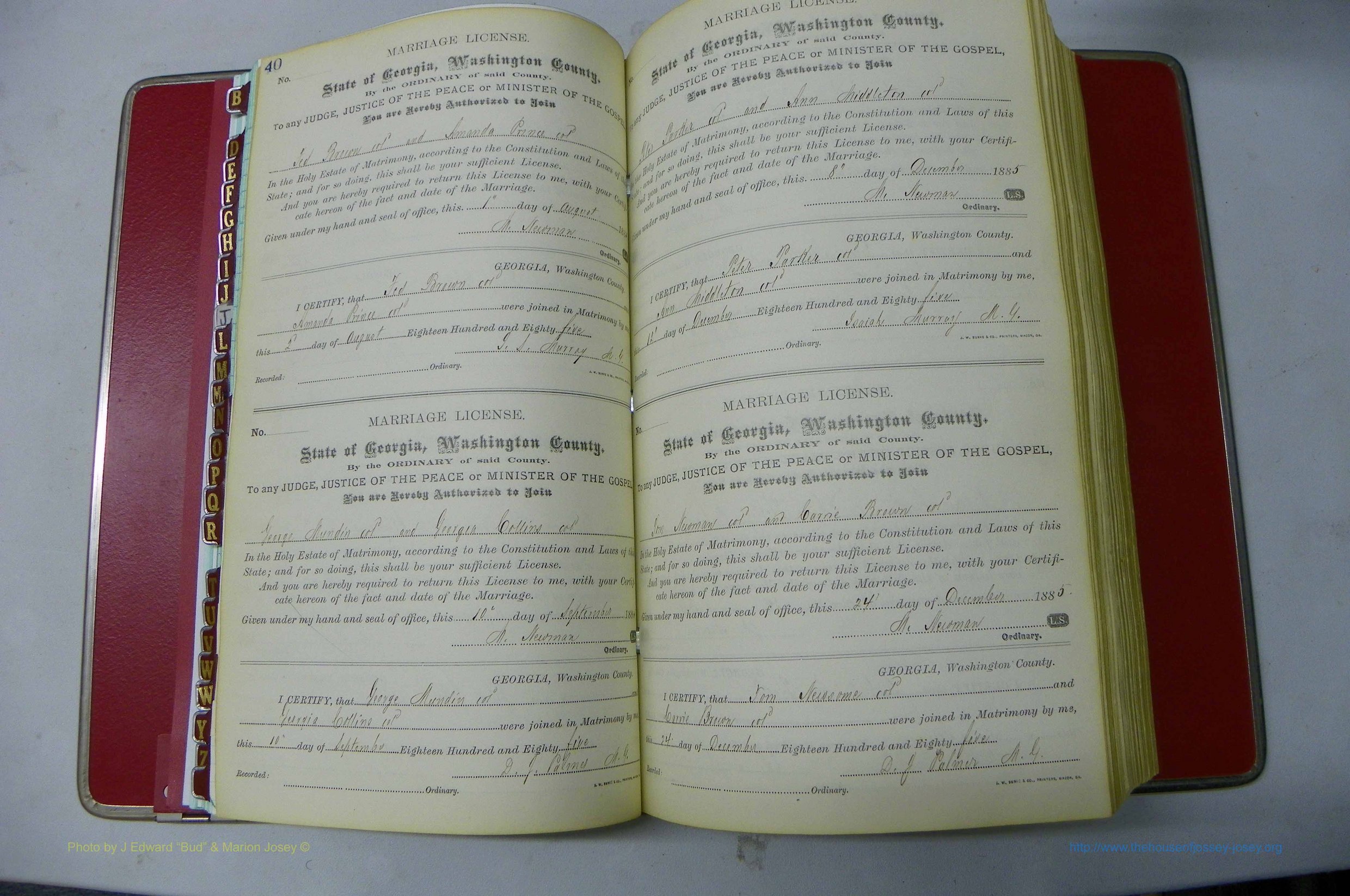 Was GA, Marriages Book F, 1885 - 1890, P 040-041.JPG