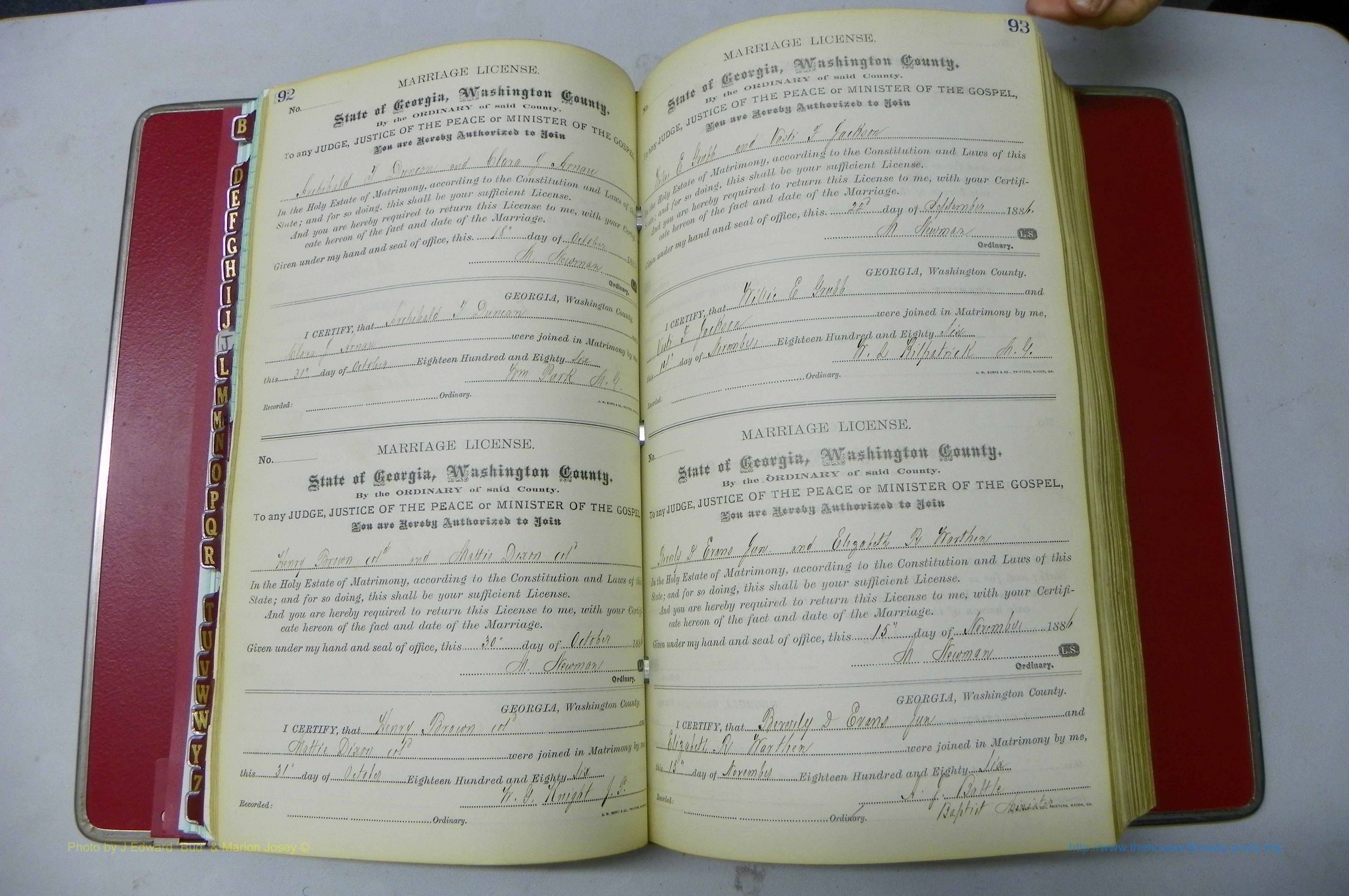 Was GA, Marriages Book F, 1885 - 1890, P 092-093.JPG