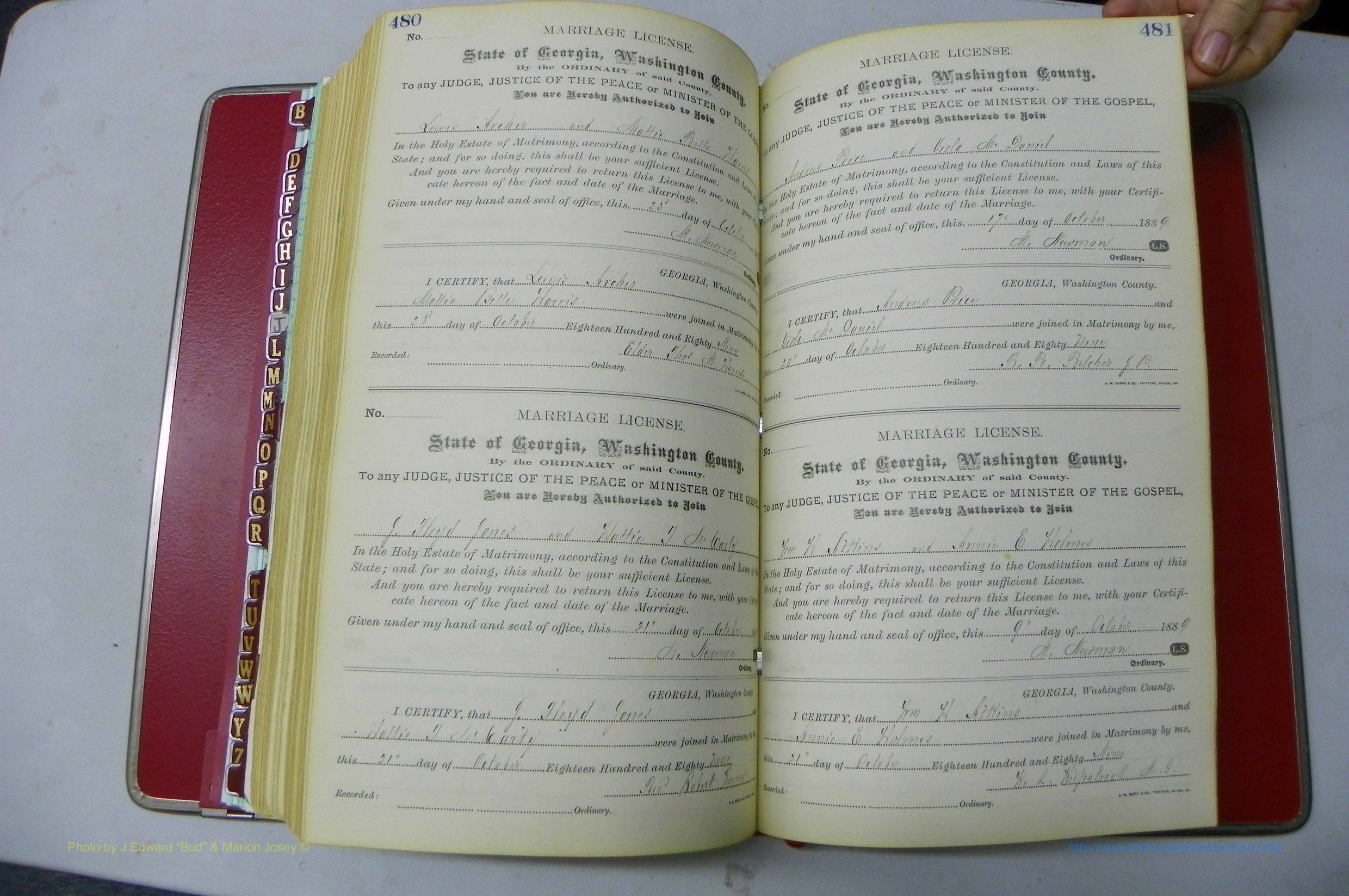 Was GA, Marriages Book F, 1885 - 1890, P 480-481.JPG