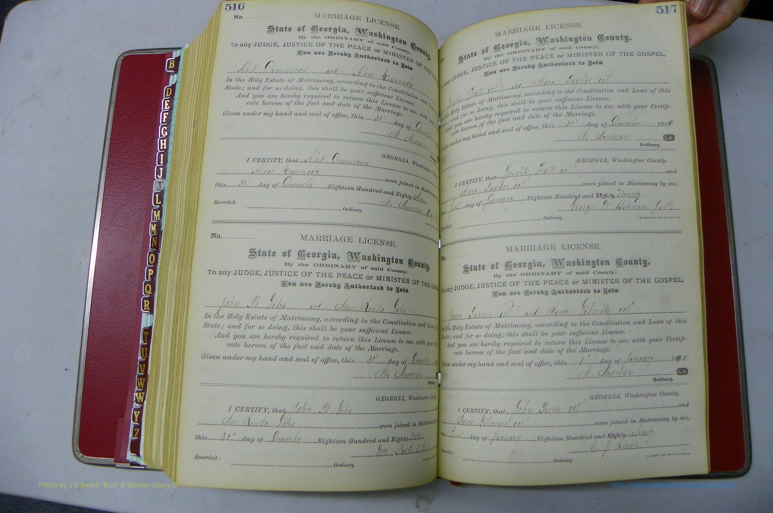 Was GA, Marriages Book F, 1885 - 1890, P 516-517.JPG