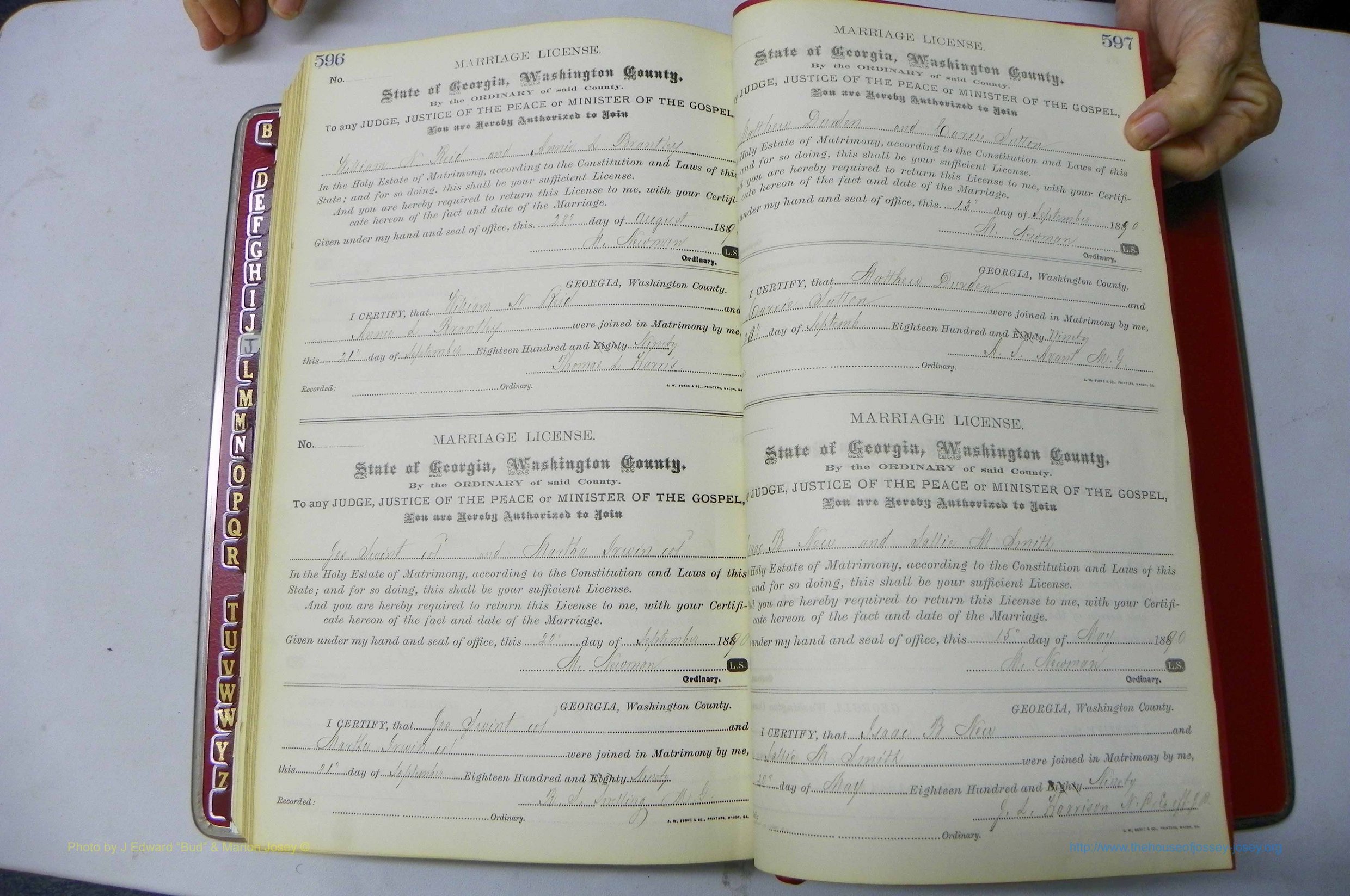 Was GA, Marriages Book F, 1885 - 1890, P 596-597.JPG