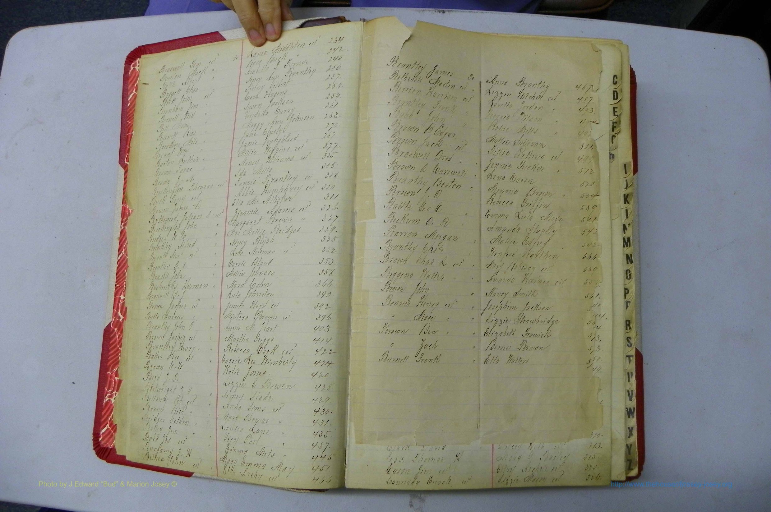 Was GA, Marriages Book G, 1890 - 1895, Index B2.JPG