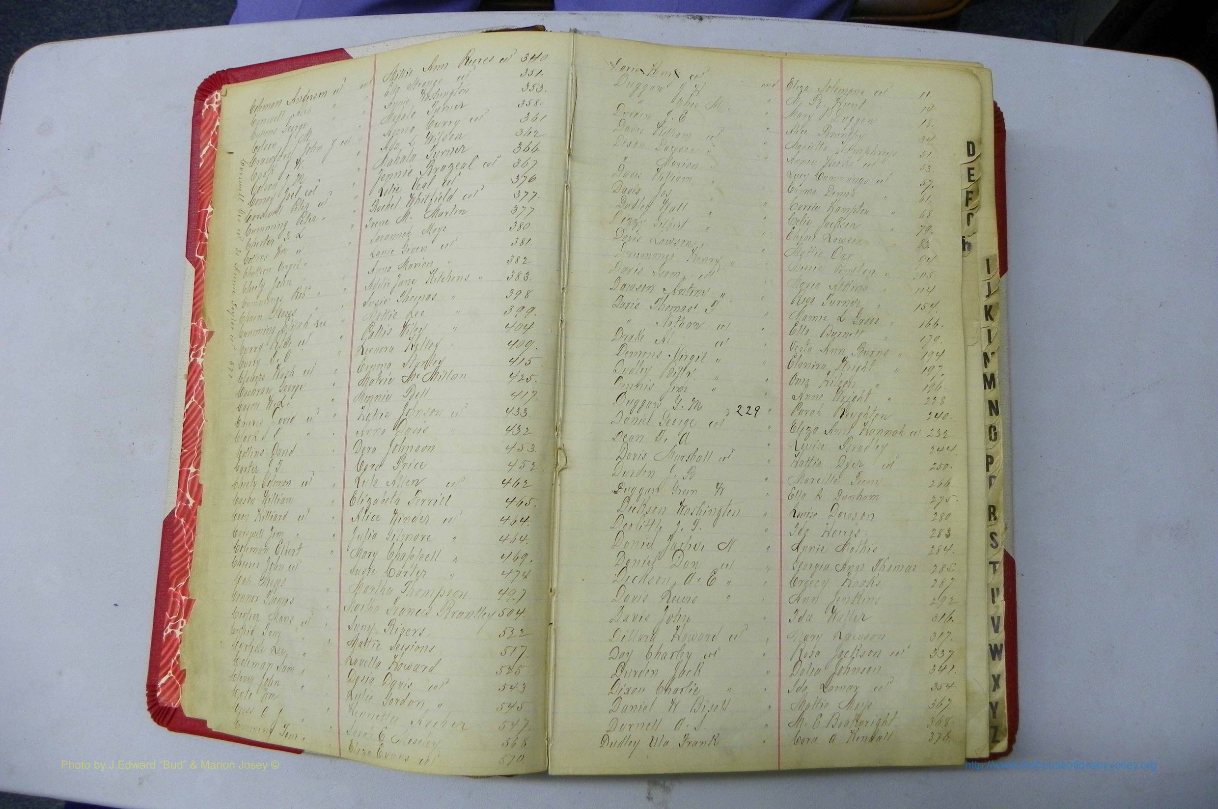 Was GA, Marriages Book G, 1890 - 1895, Index C2 & D.JPG