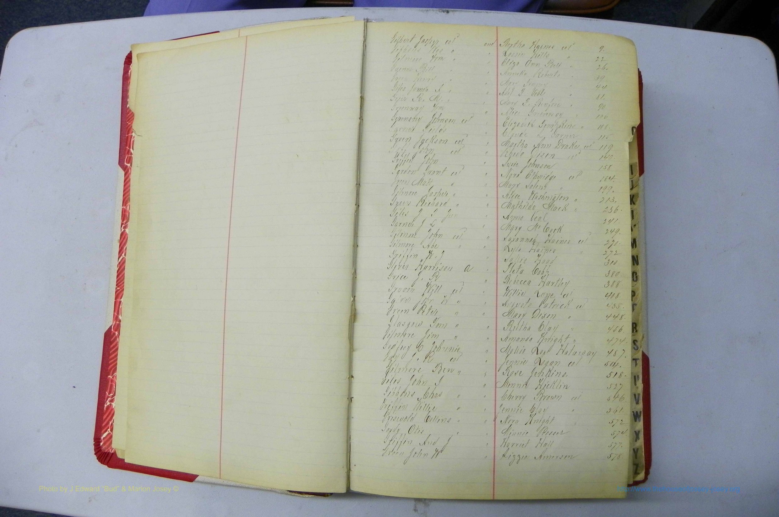 Was GA, Marriages Book G, 1890 - 1895, Index G.JPG
