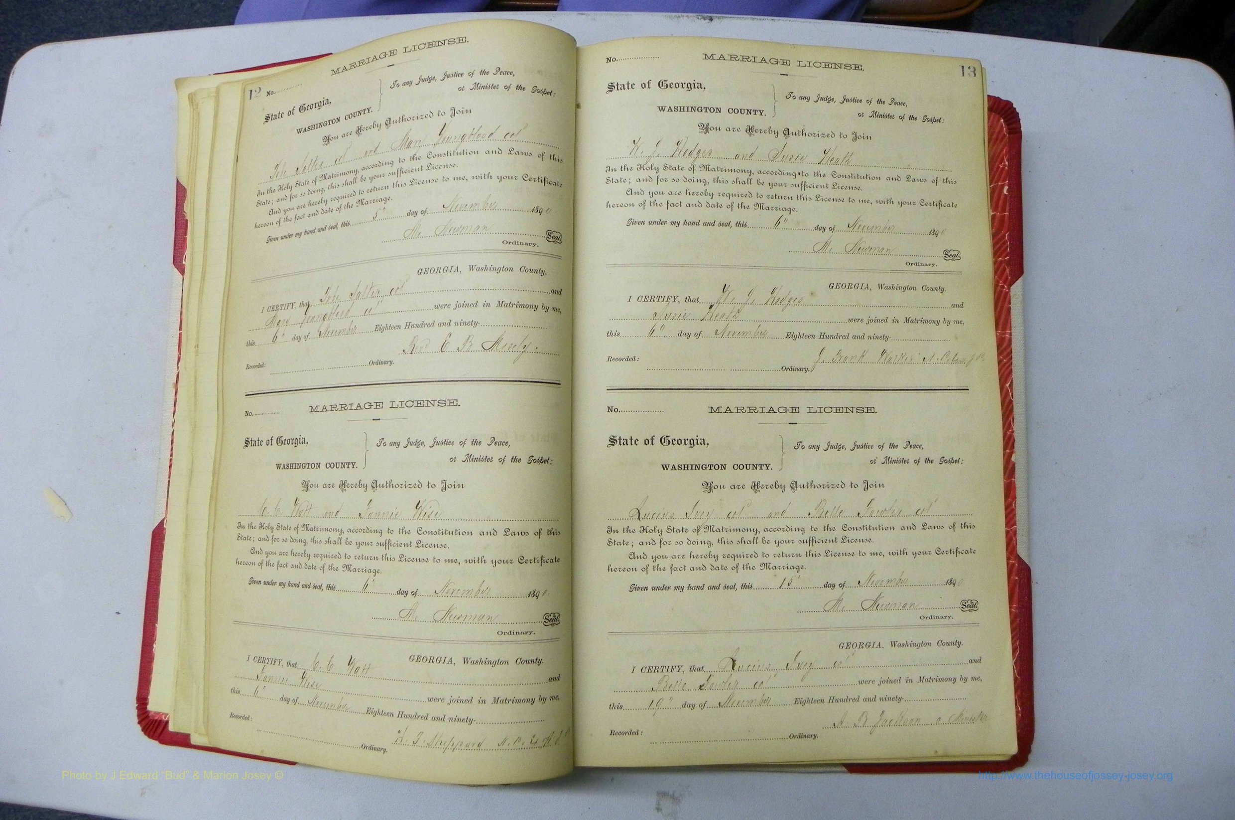 Was GA, Marriages Book G, 1890 - 1895, P 012-013.JPG