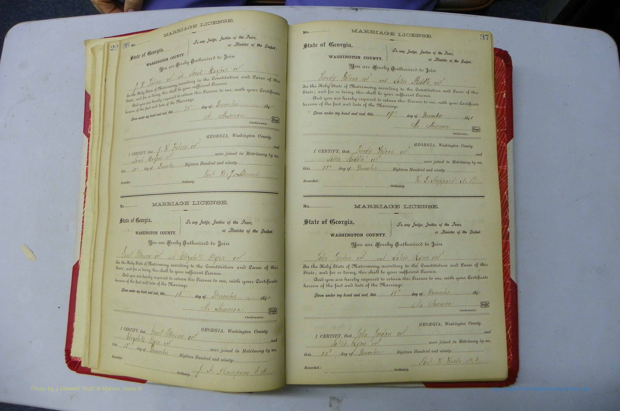 Was GA, Marriages Book G, 1890 - 1895, P 036-037.JPG