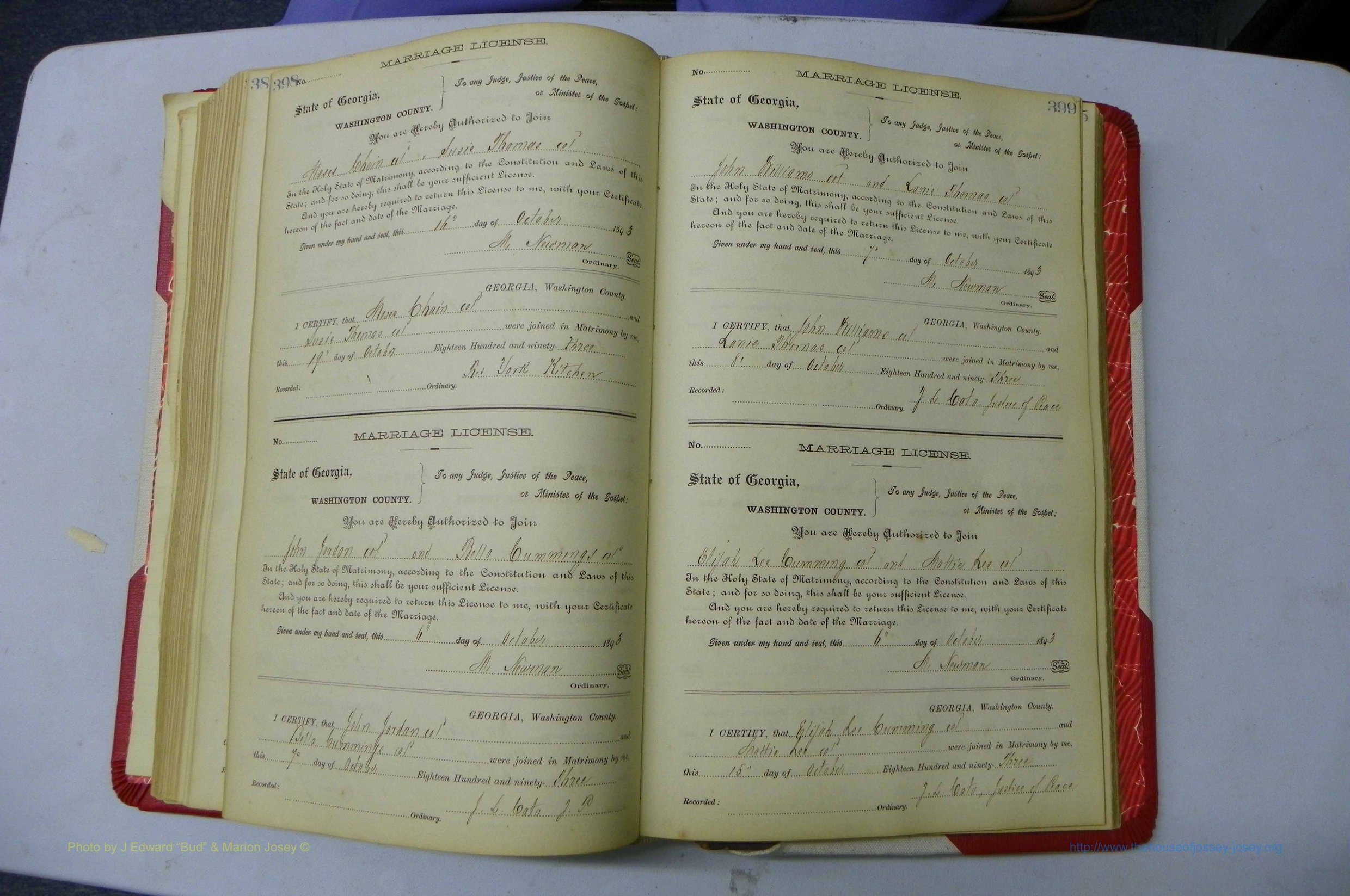 Was GA, Marriages Book G, 1890 - 1895, P 398-399.JPG