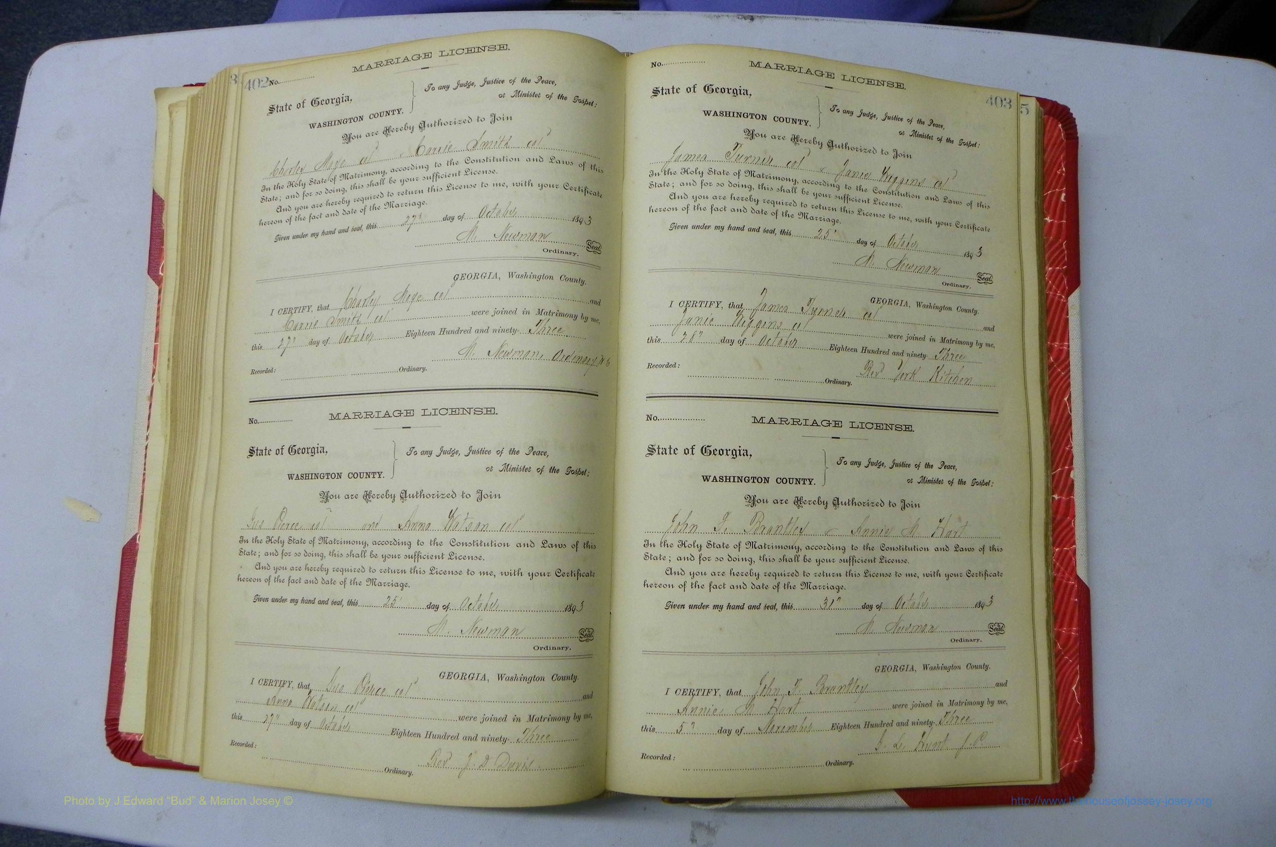 Was GA, Marriages Book G, 1890 - 1895, P 402-403.JPG