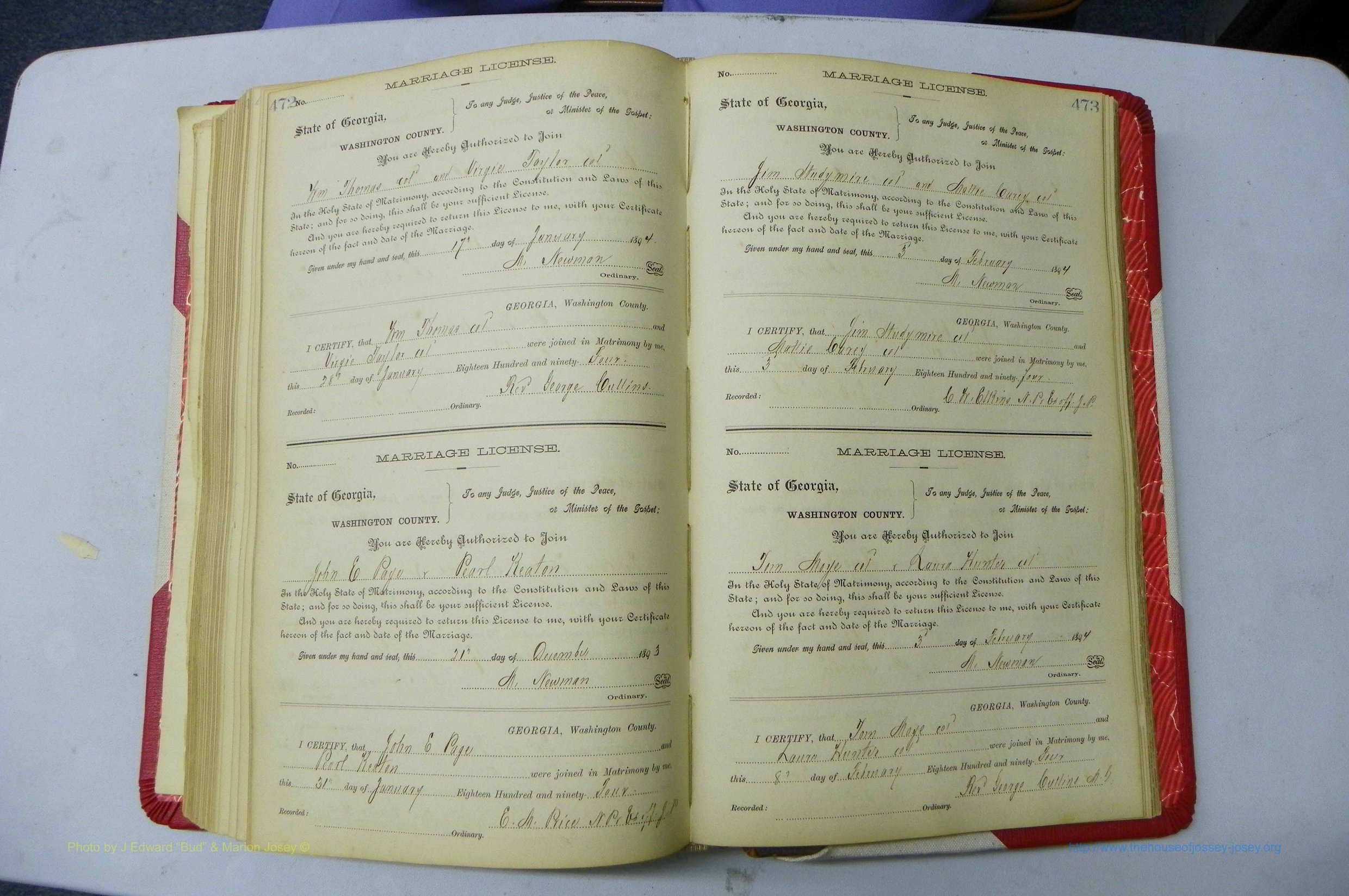 Was GA, Marriages Book G, 1890 - 1895, P 472-473.JPG