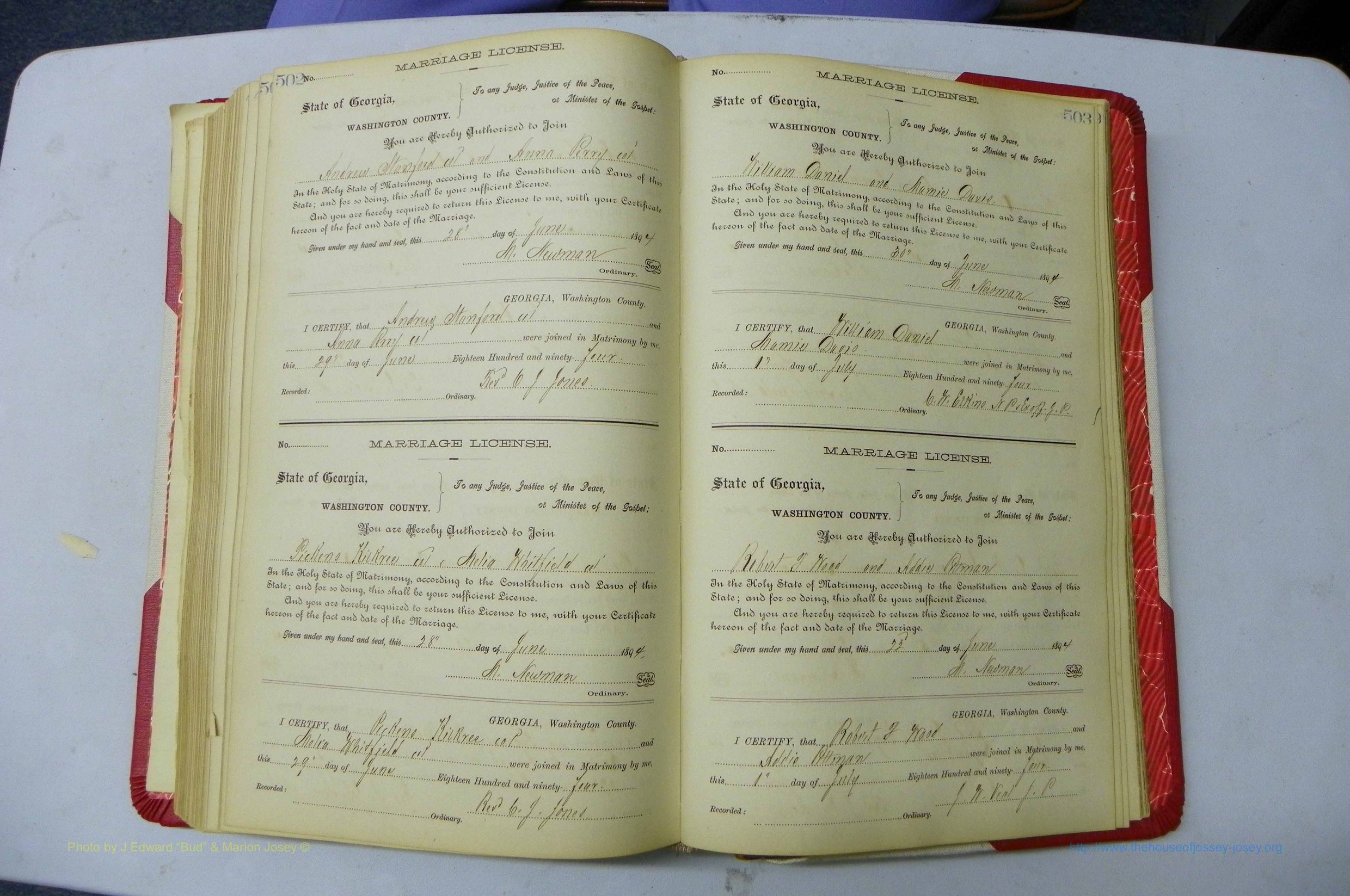 Was GA, Marriages Book G, 1890 - 1895, P 502-503.JPG