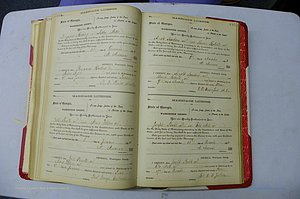 Was GA, Marriages Book G, 1890 - 1895, P 444-445.JPG