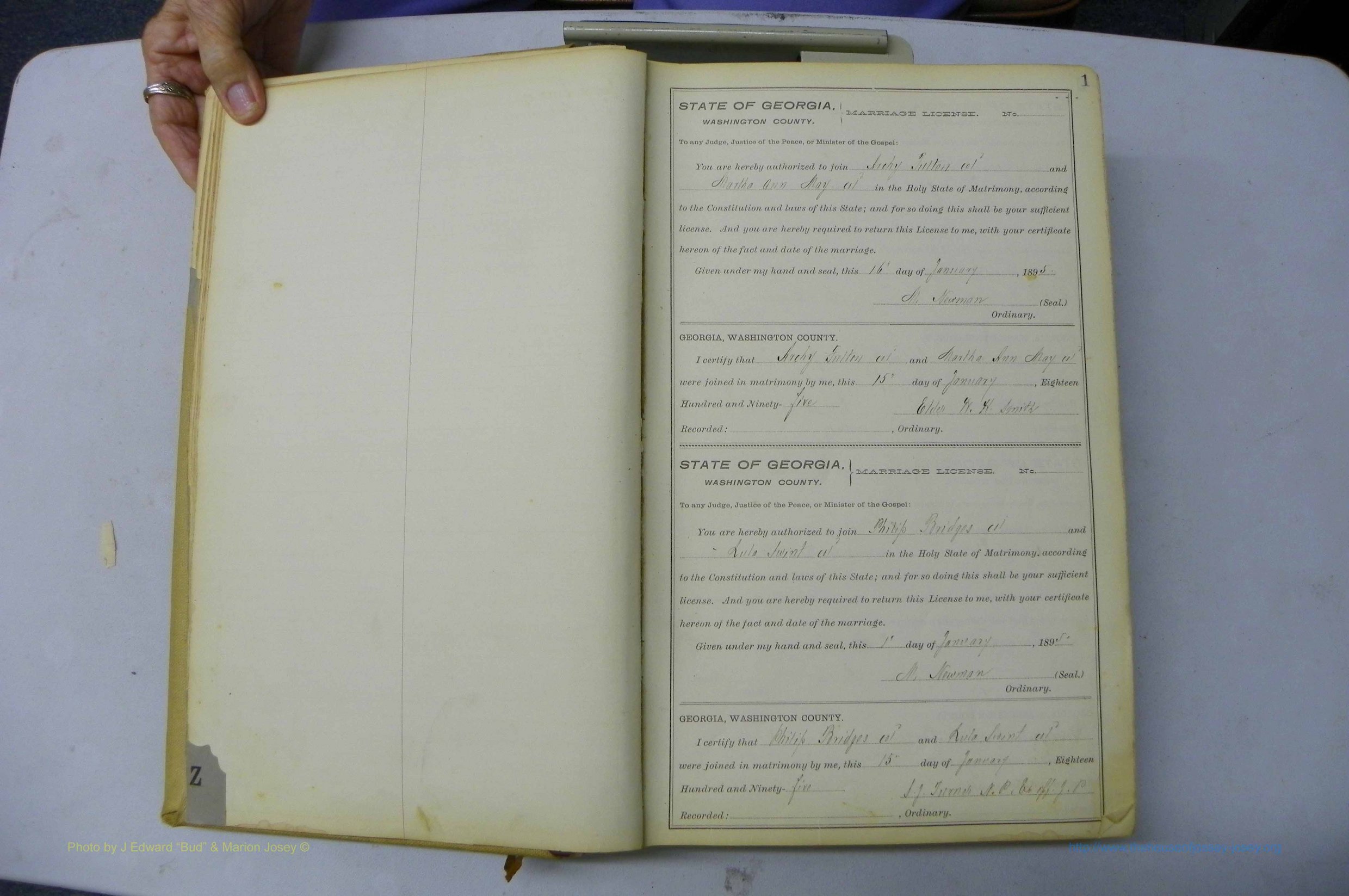 Was GA, Marriages Book H, 1895 - 1899, P 001.JPG