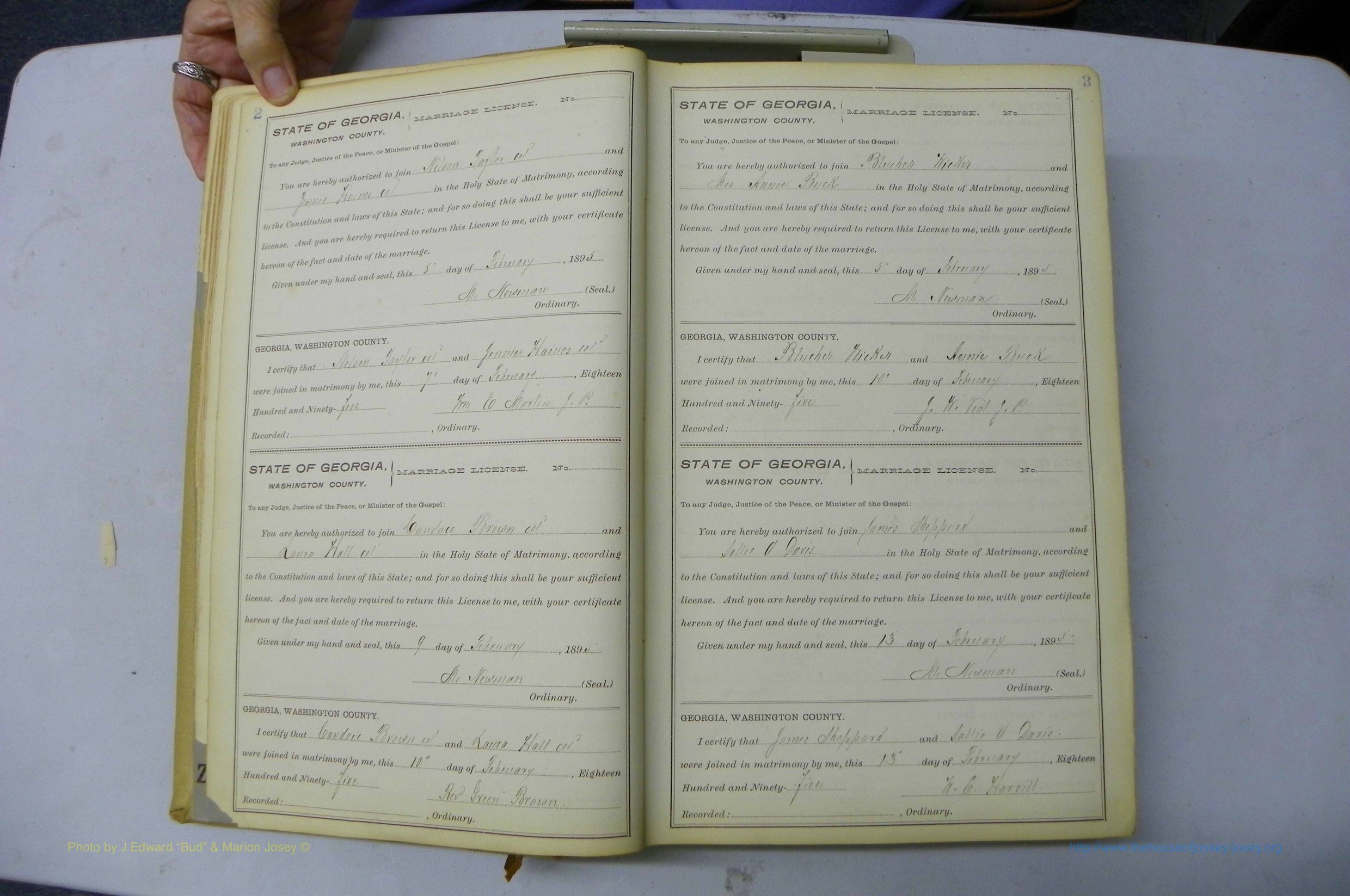 Was GA, Marriages Book H, 1895 - 1899, P 002-003.JPG