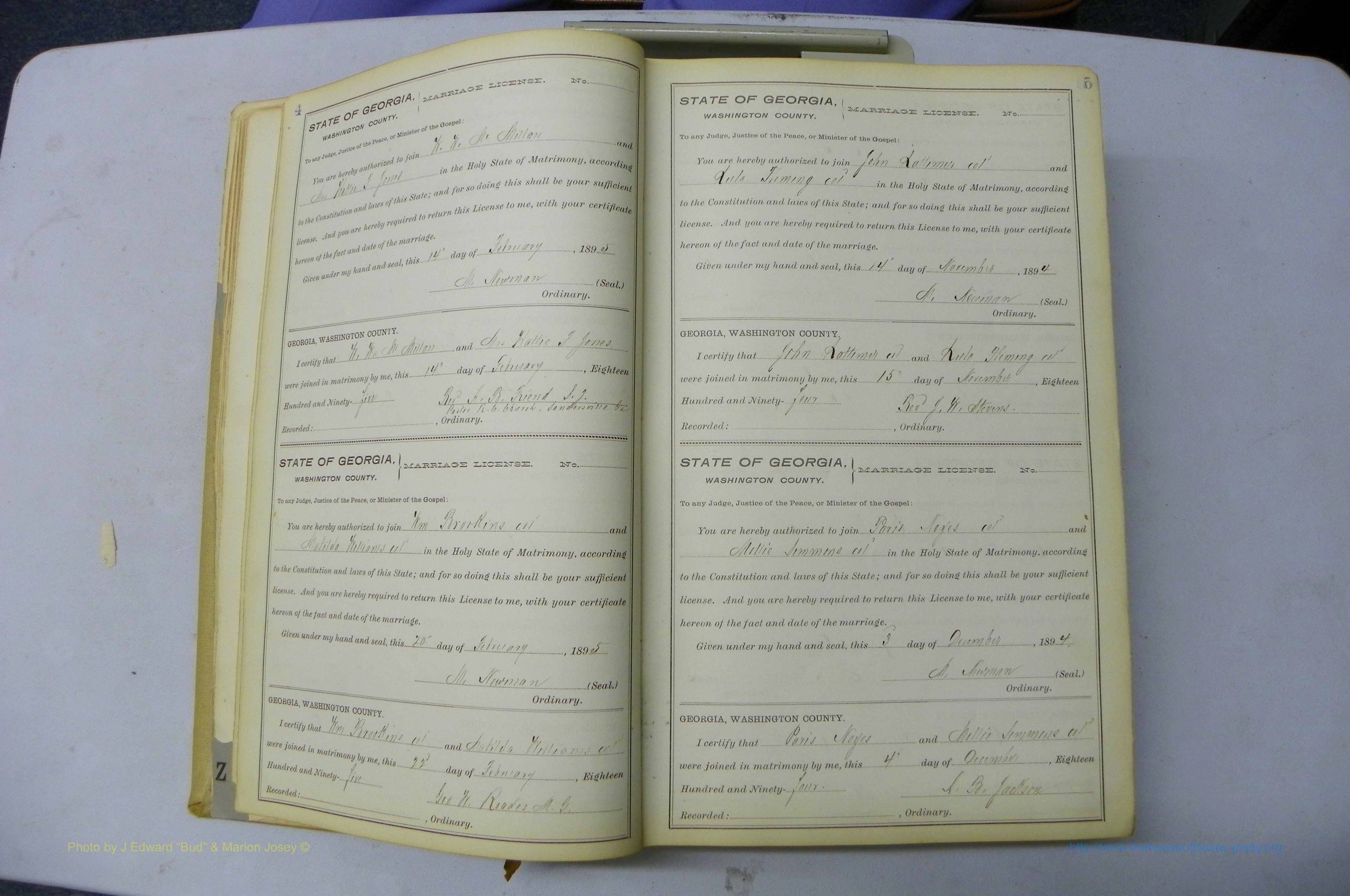Was GA, Marriages Book H, 1895 - 1899, P 004-005.JPG