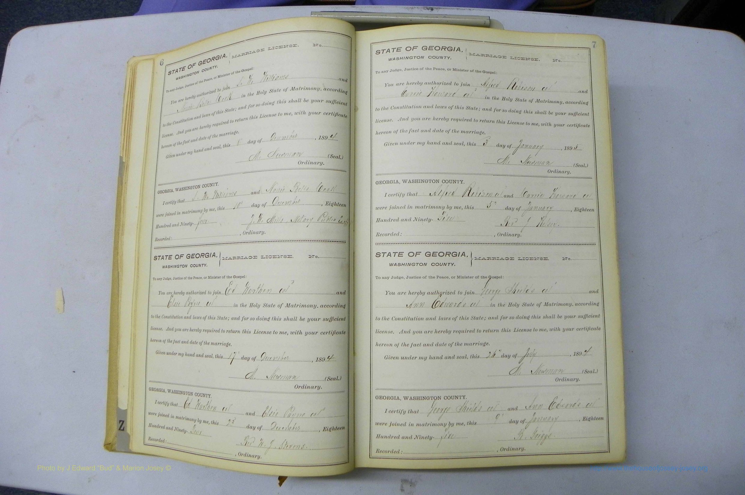 Was GA, Marriages Book H, 1895 - 1899, P 006-007.JPG