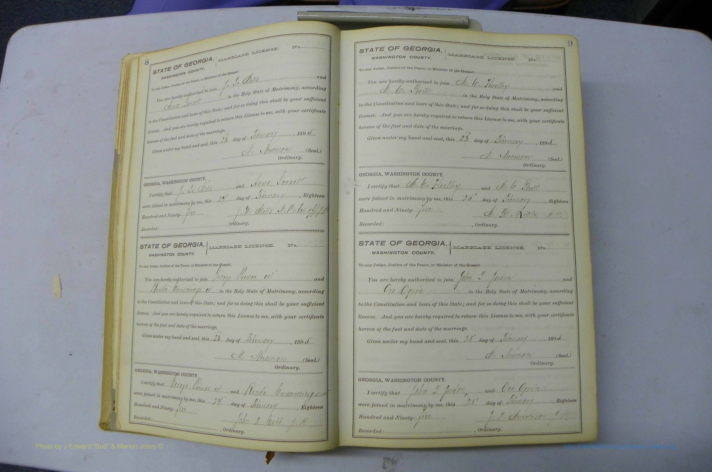 Was GA, Marriages Book H, 1895 - 1899, P 008-009.JPG