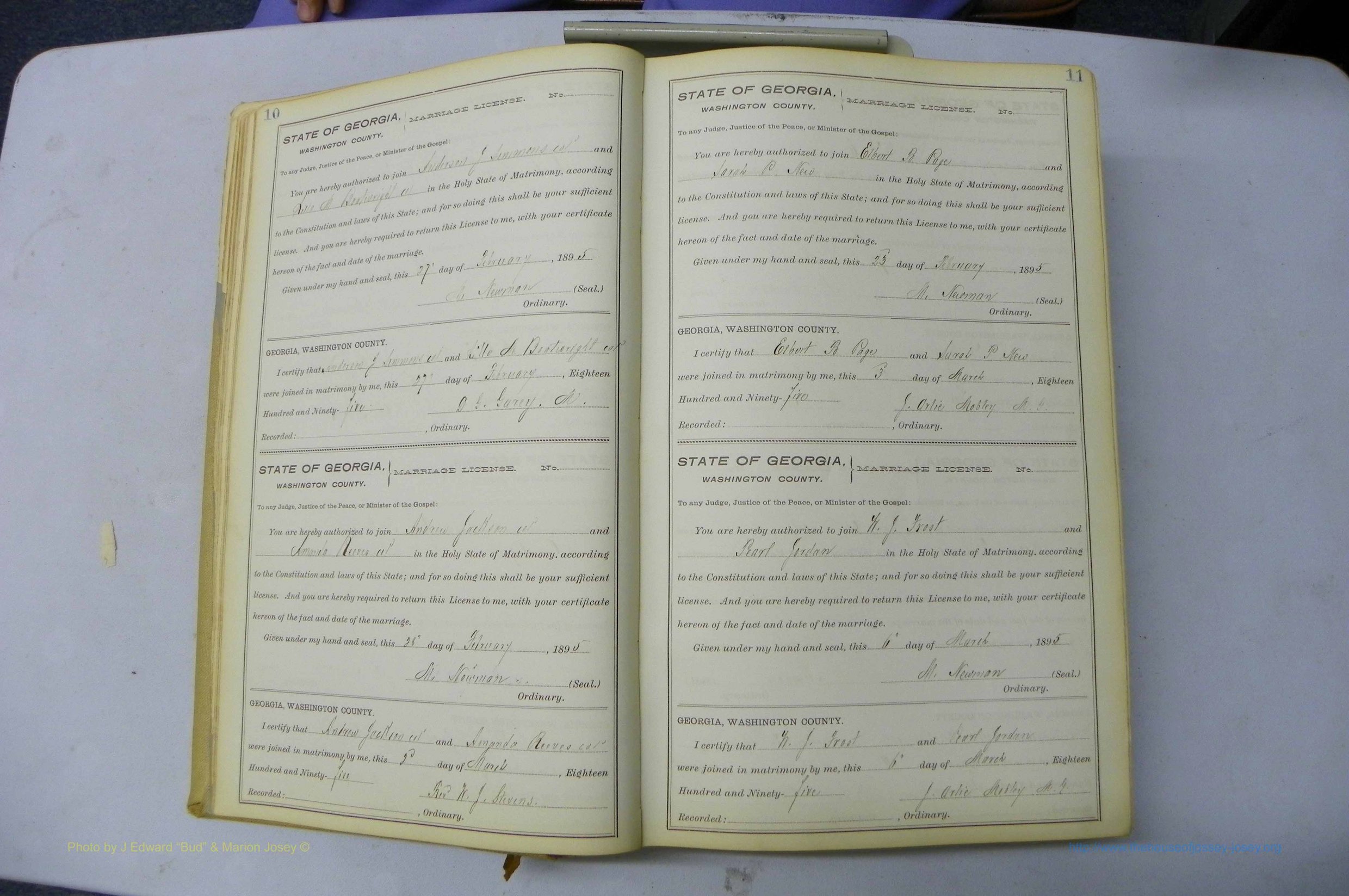 Was GA, Marriages Book H, 1895 - 1899, P 010-011.JPG