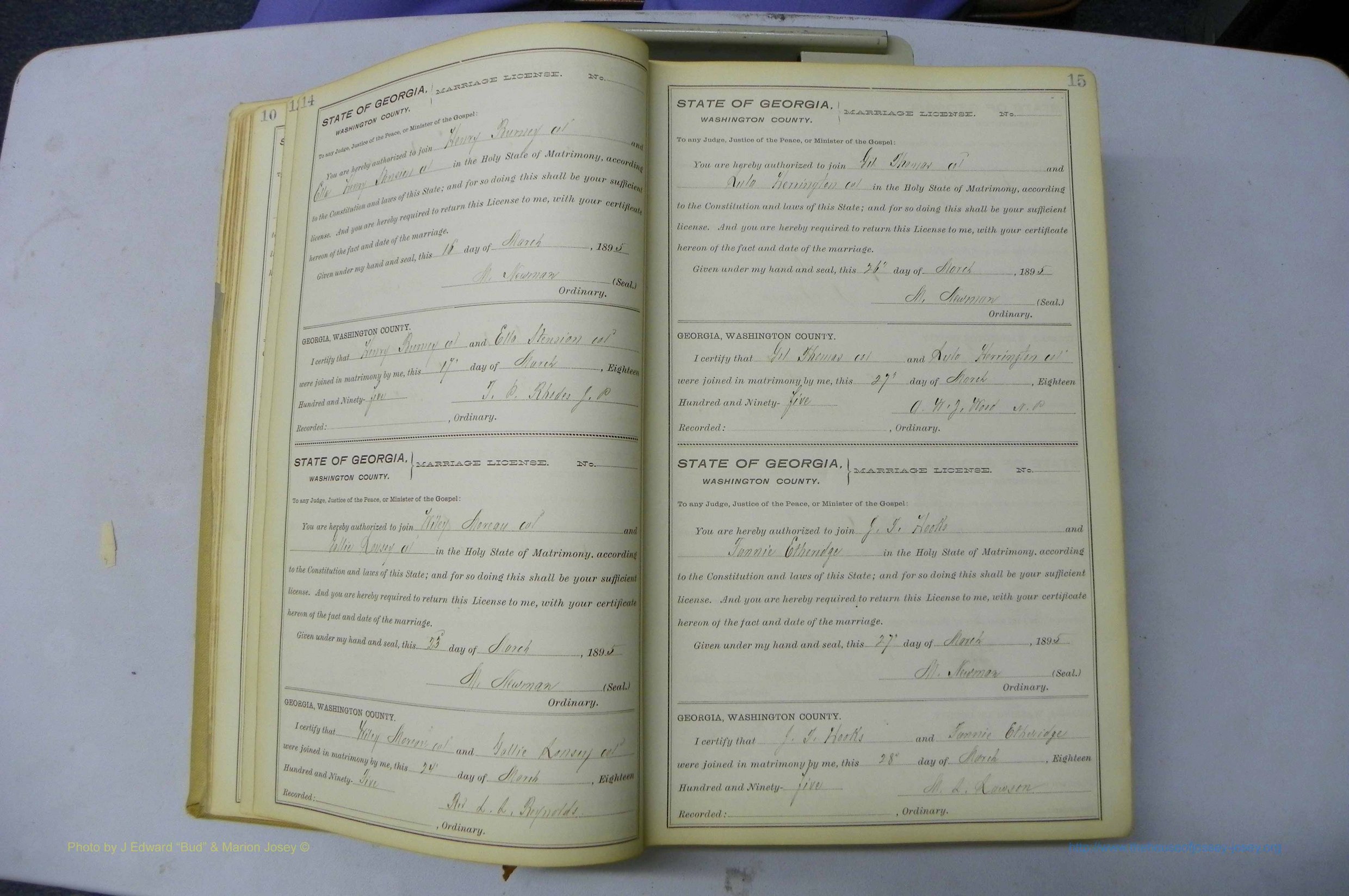 Was GA, Marriages Book H, 1895 - 1899, P 014-015.JPG