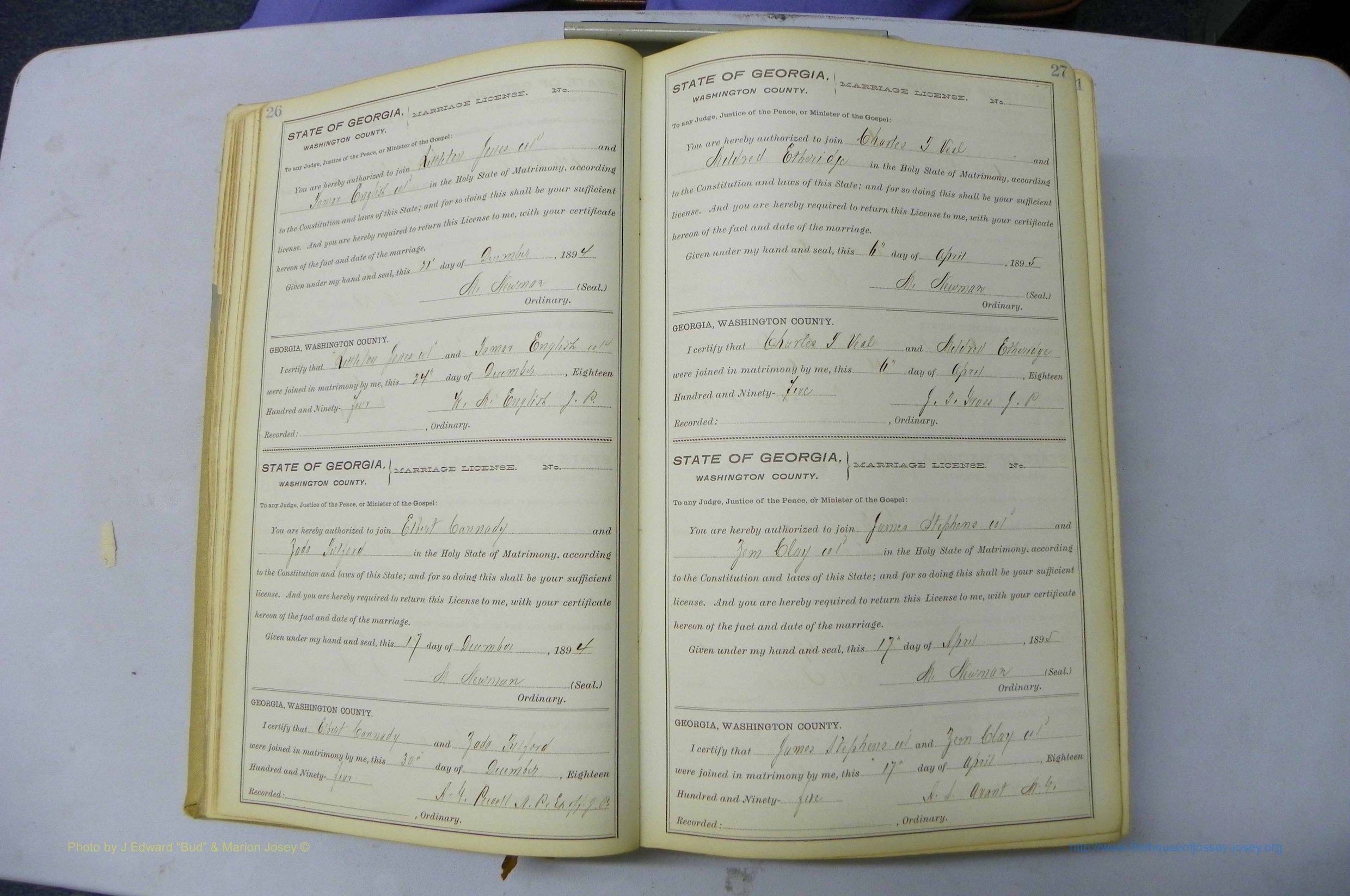 Was GA, Marriages Book H, 1895 - 1899, P 026-027.JPG