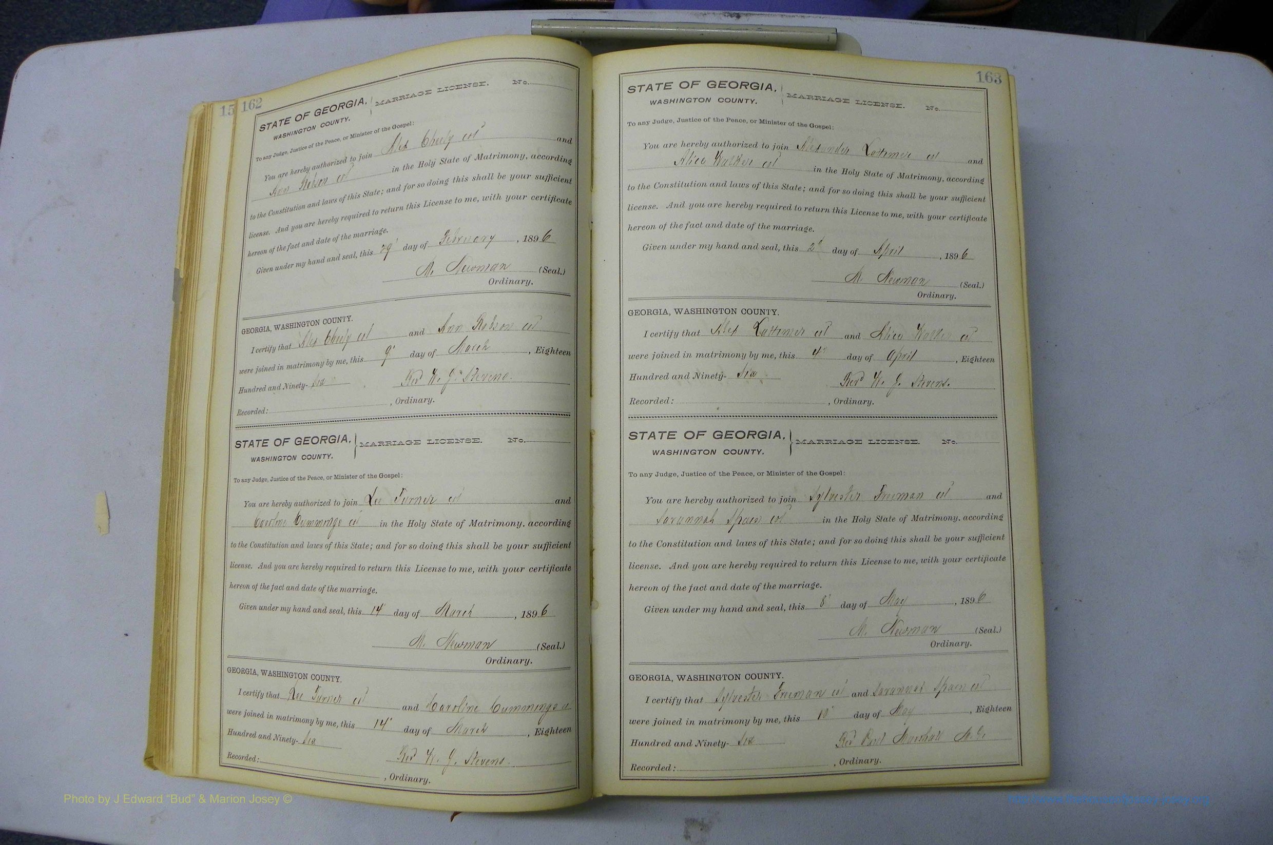Was GA, Marriages Book H, 1895 - 1899, P 162-163.JPG