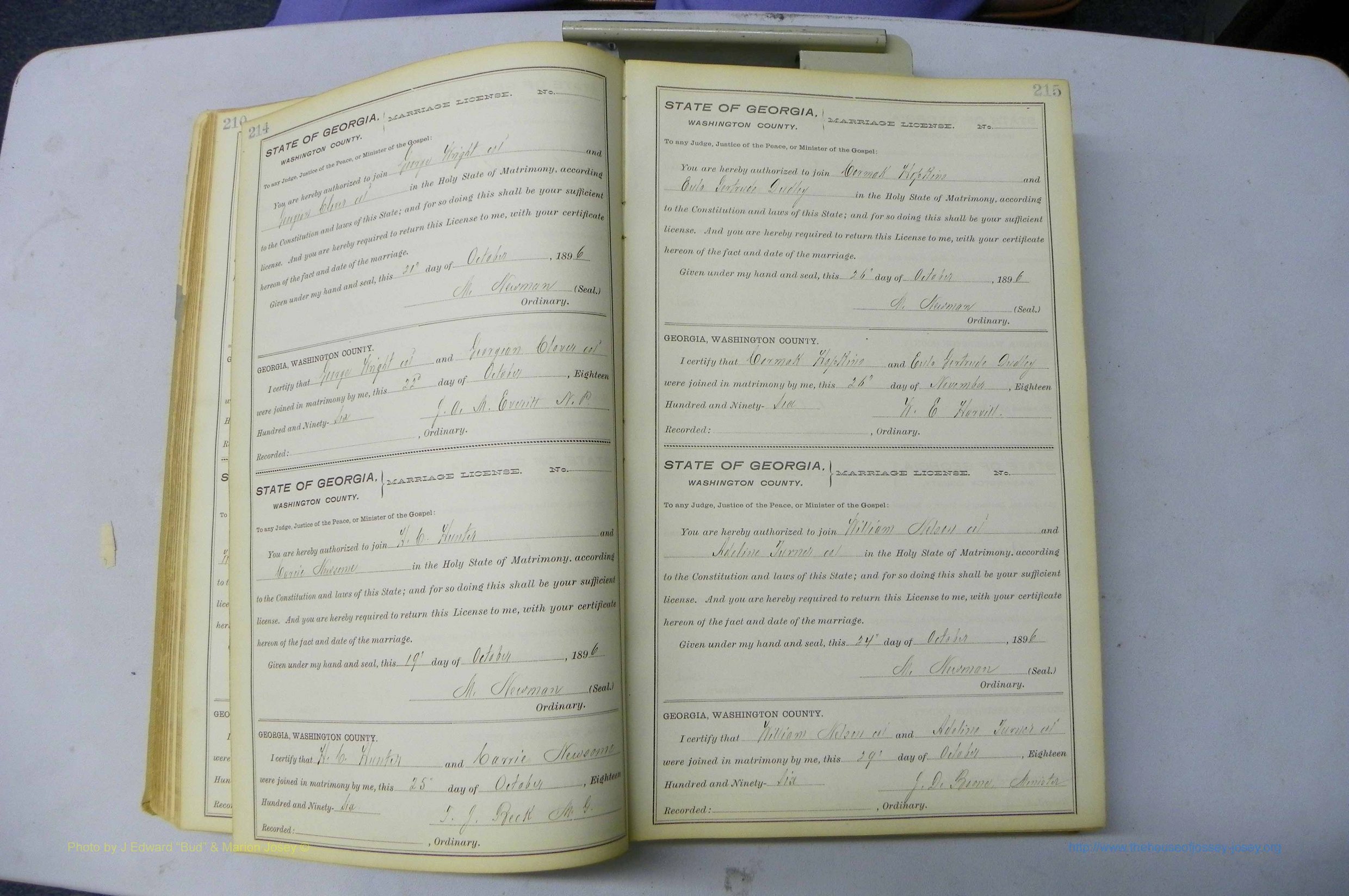 Was GA, Marriages Book H, 1895 - 1899, P 214-215.JPG