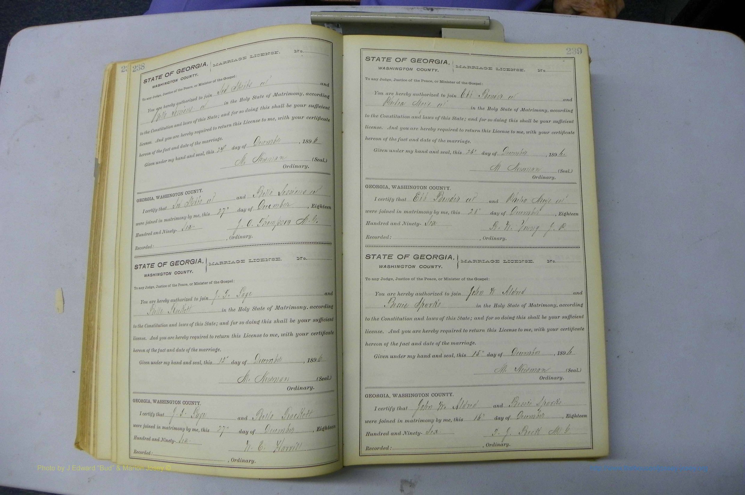 Was GA, Marriages Book H, 1895 - 1899, P 238-239.JPG