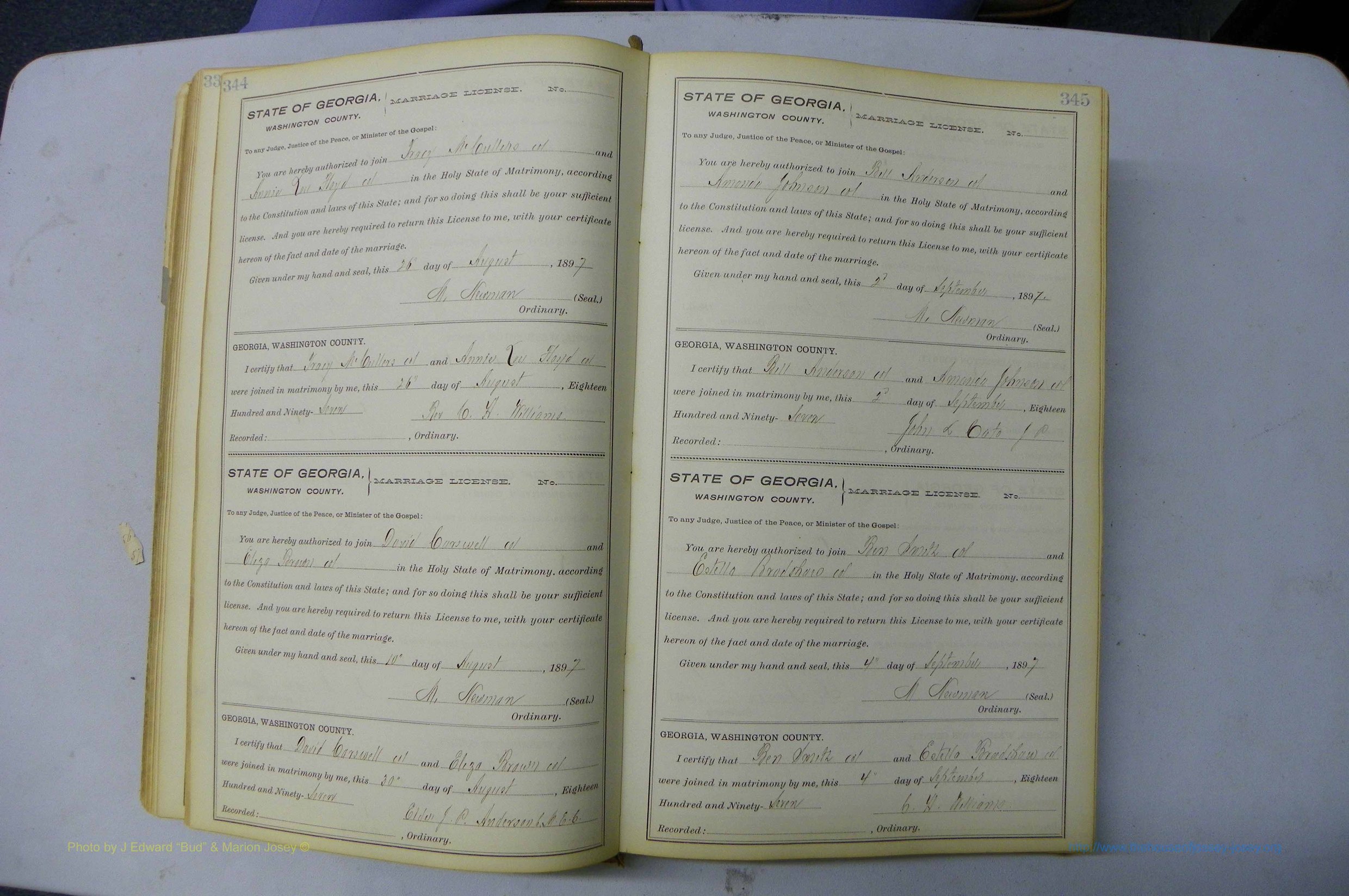 Was GA, Marriages Book H, 1895 - 1899, P 344-345.JPG