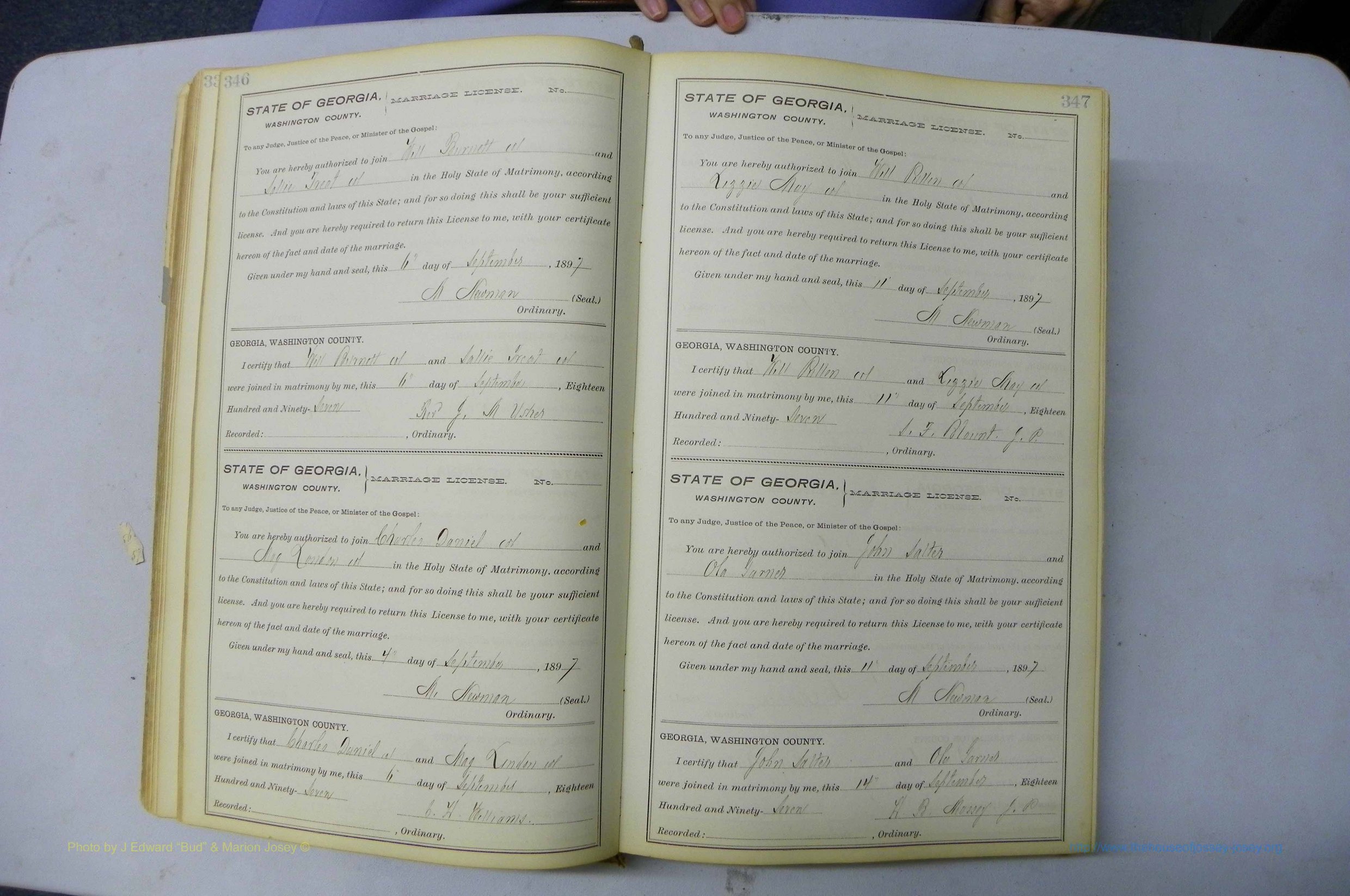 Was GA, Marriages Book H, 1895 - 1899, P 346-347.JPG