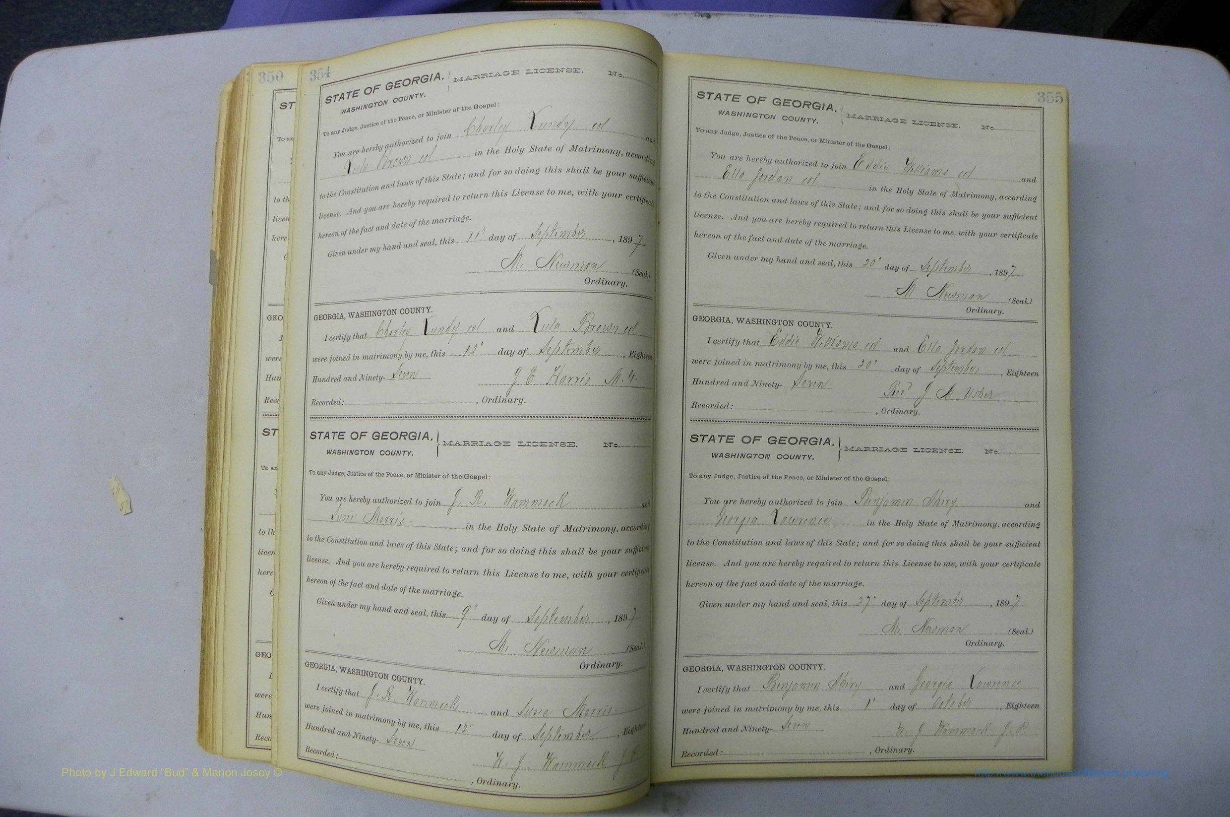 Was GA, Marriages Book H, 1895 - 1899, P 354-355.JPG