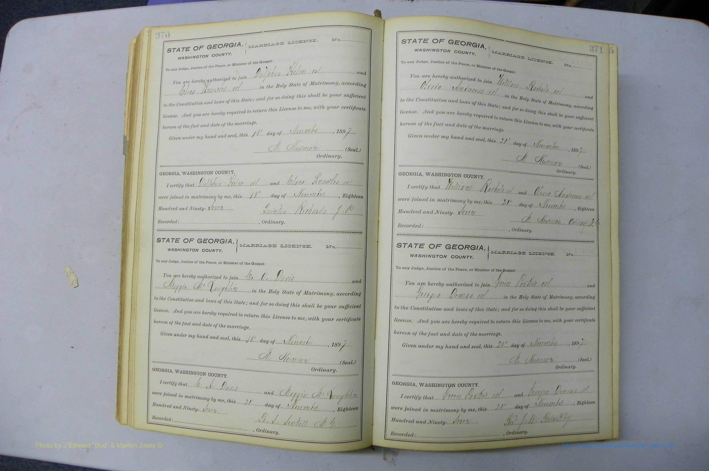 Was GA, Marriages Book H, 1895 - 1899, P 370-371.JPG