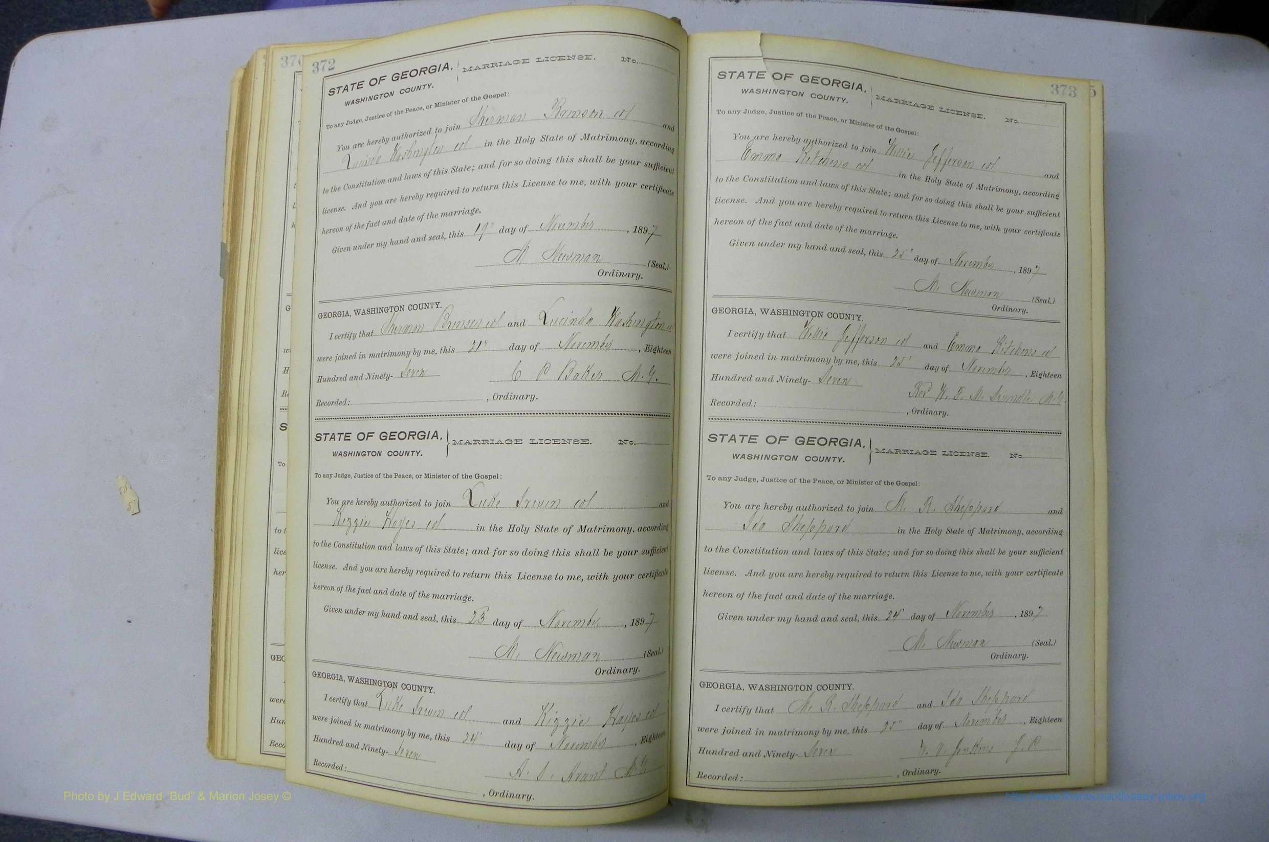 Was GA, Marriages Book H, 1895 - 1899, P 372-373.JPG