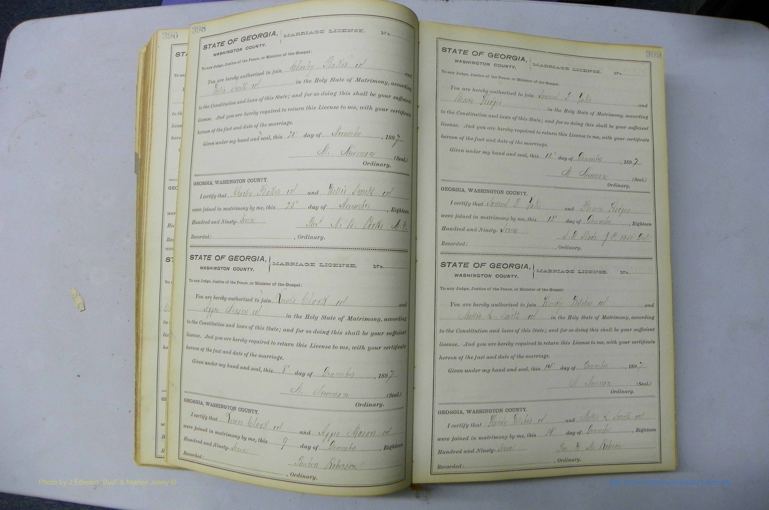 Was GA, Marriages Book H, 1895 - 1899, P 398-399.JPG
