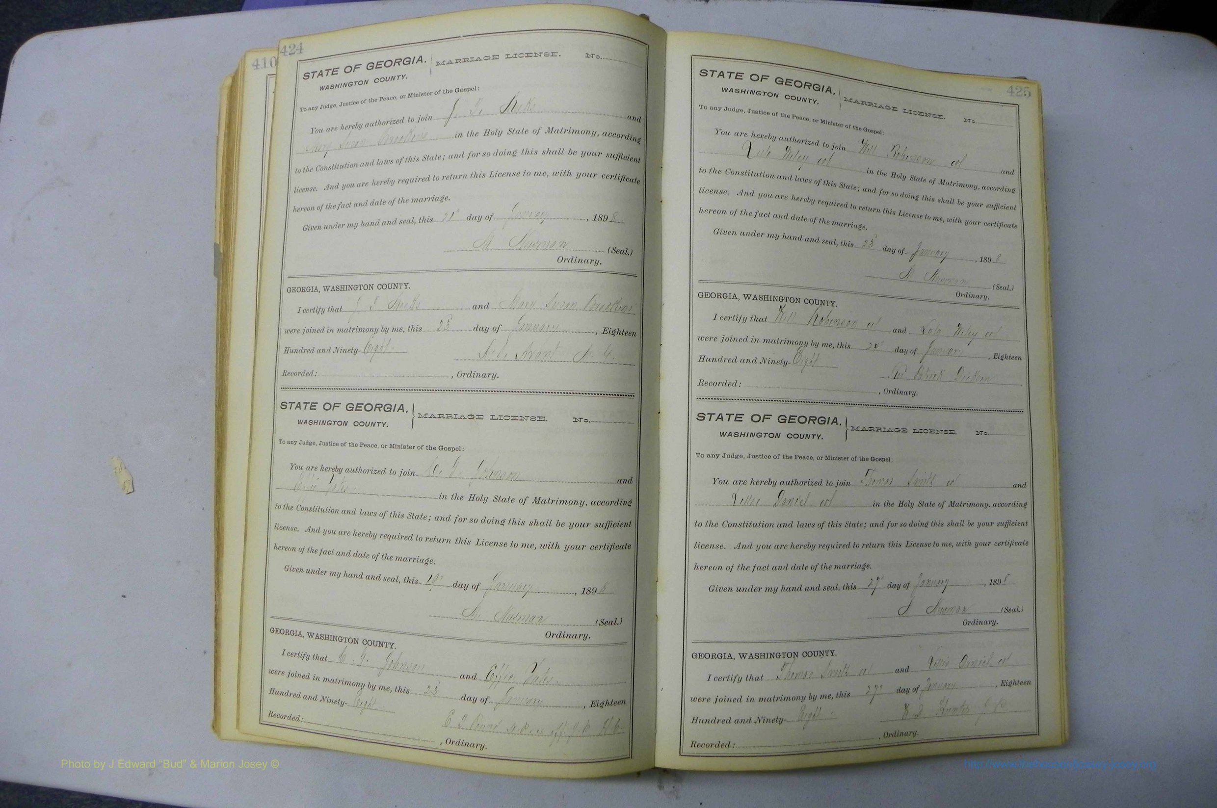 Was GA, Marriages Book H, 1895 - 1899, P 424-425.JPG
