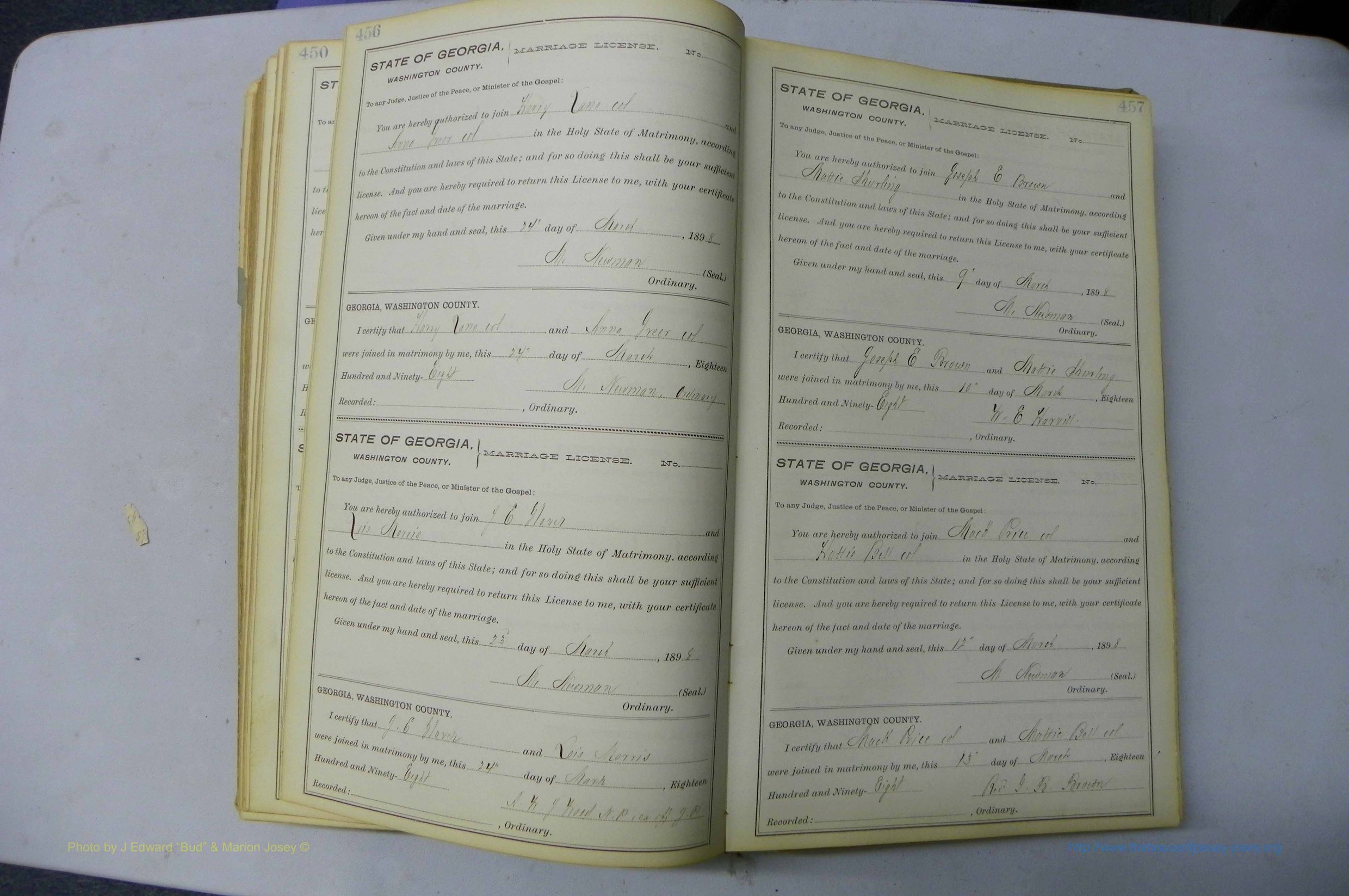 Was GA, Marriages Book H, 1895 - 1899, P 456-457.JPG