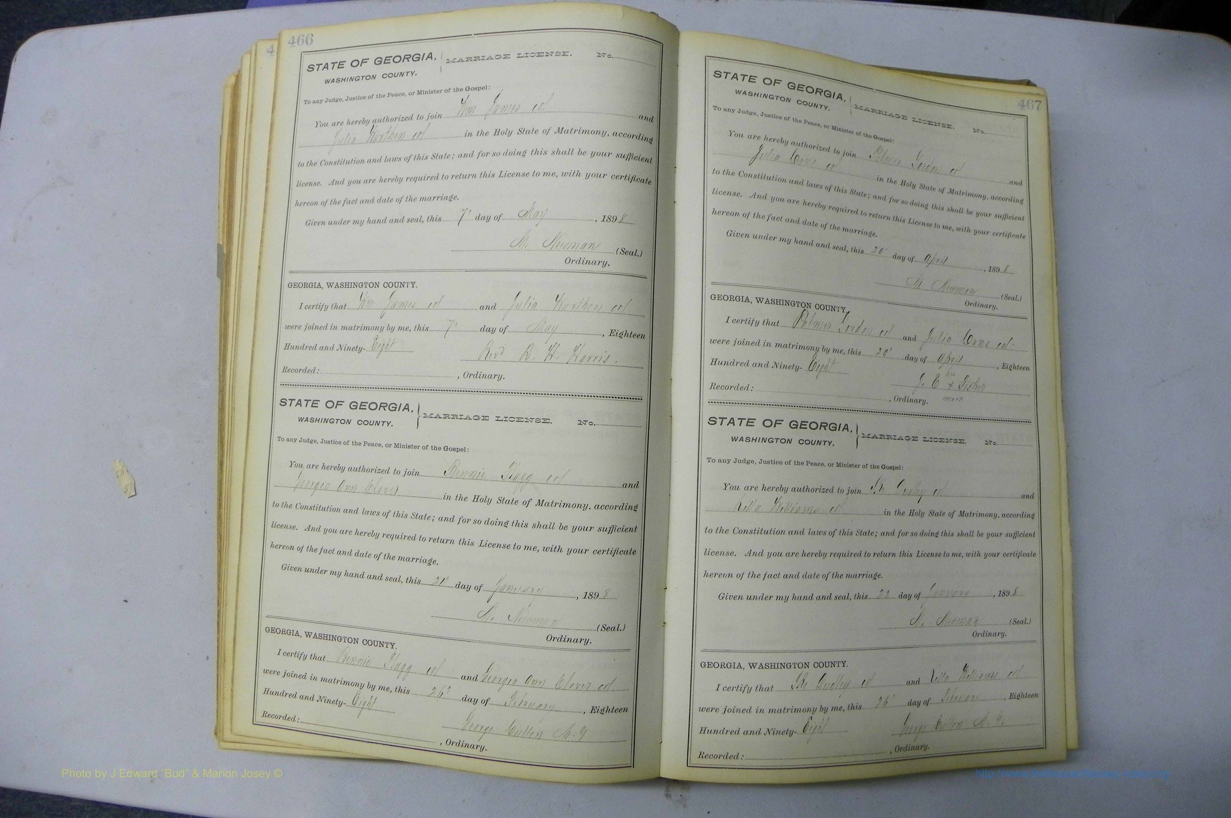 Was GA, Marriages Book H, 1895 - 1899, P 466-467.JPG