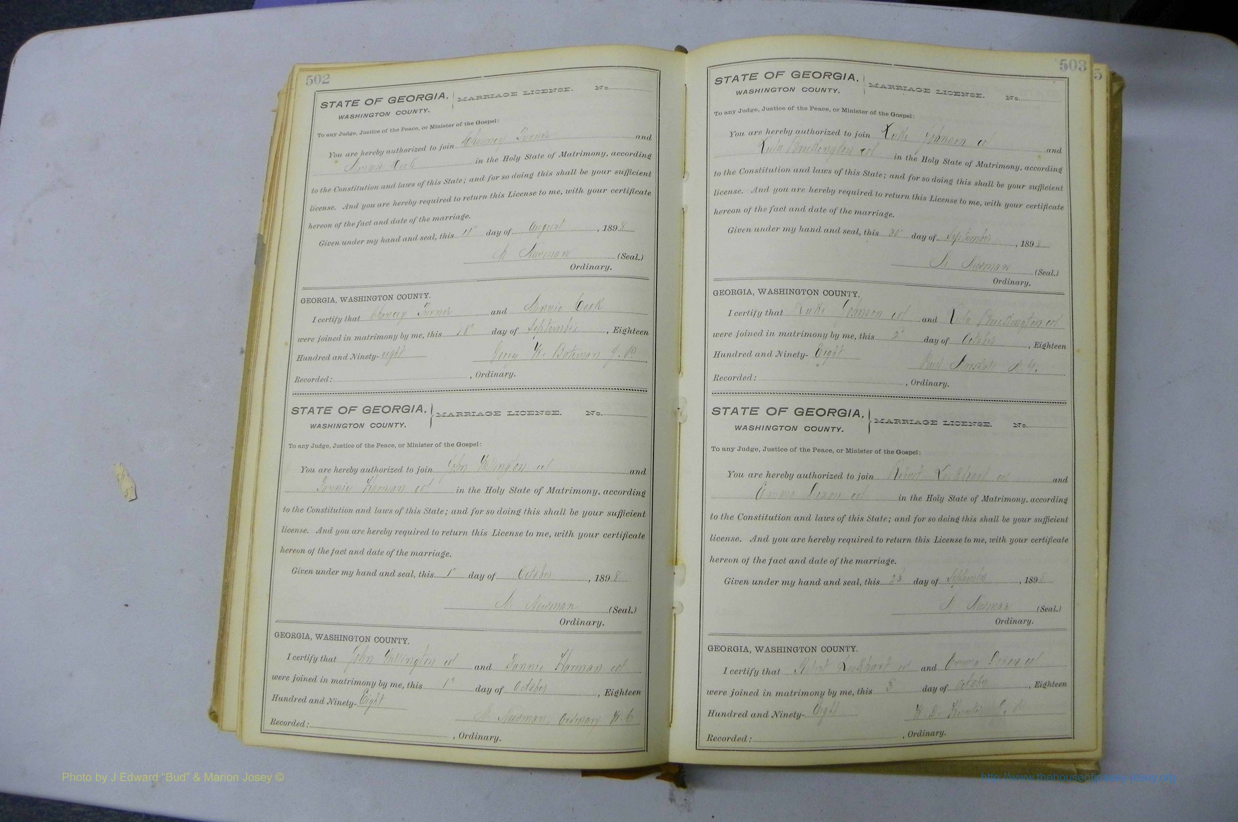 Was GA, Marriages Book H, 1895 - 1899, P 502-503.JPG