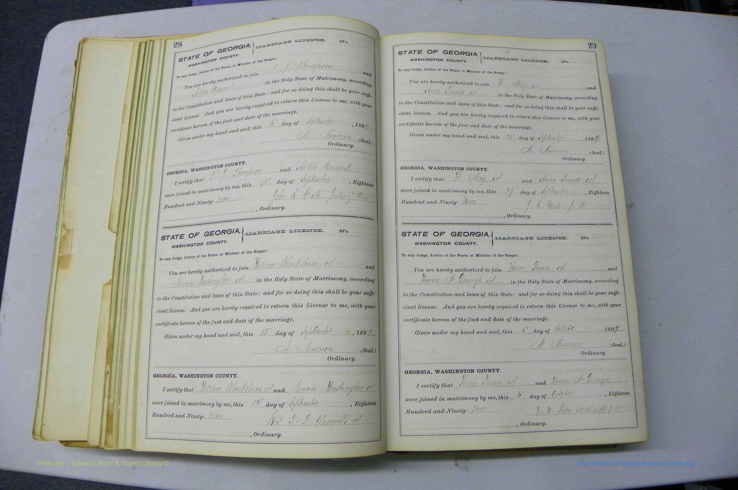 Was GA, Marriages Book I, 1899 - 1903, P 028-029.JPG