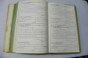 Was GA, Marriages Book I, 1899 - 1903, P 572-573.JPG